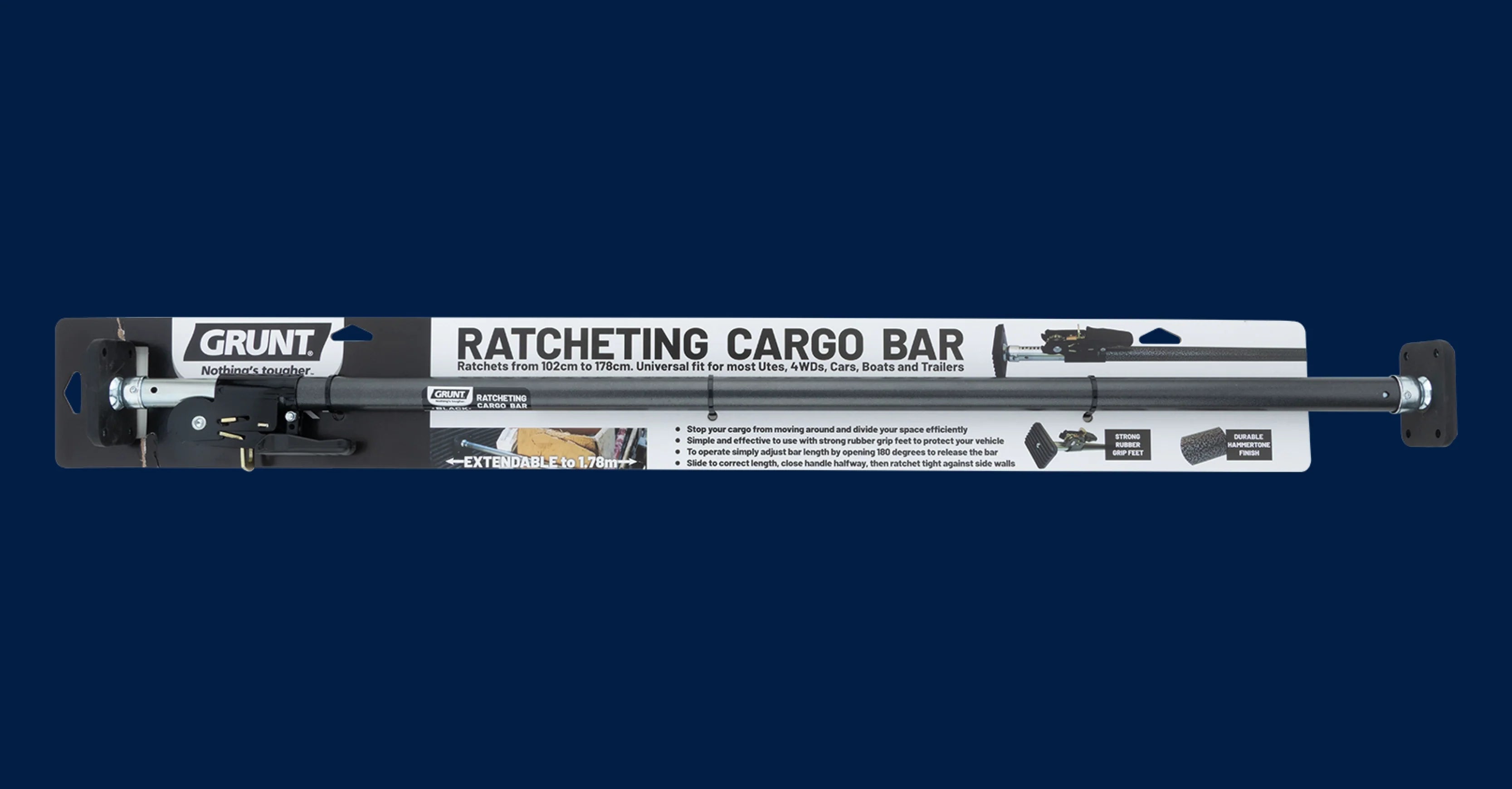 NEW GRUNT Ratcheting Cargo Bar