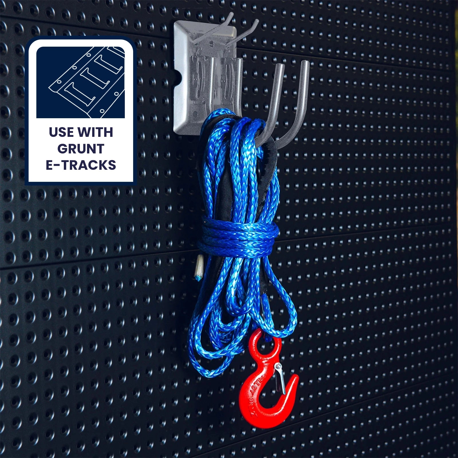 Grunt 165mm Silver U Hook E-Track Fitting