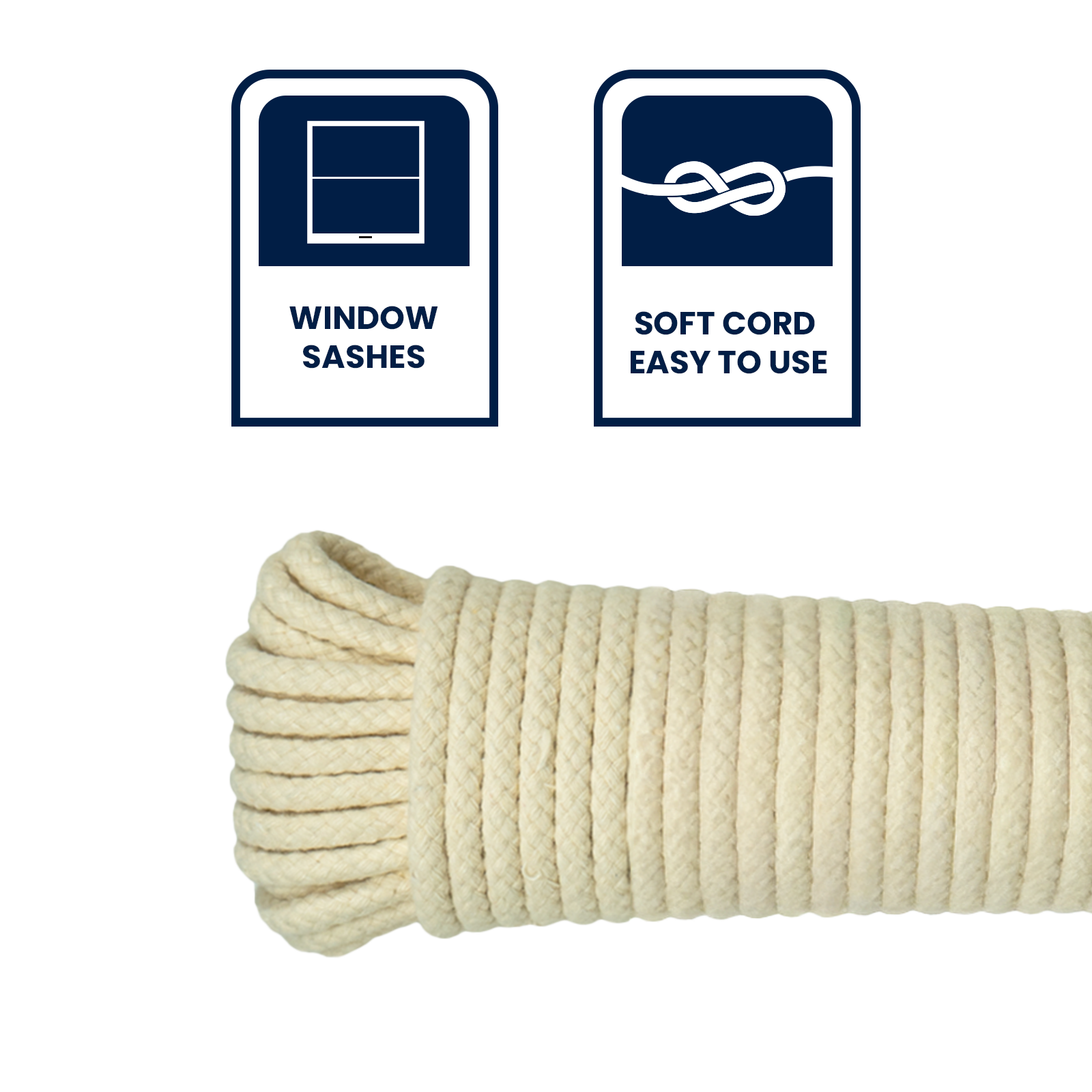 Grunt 6mm x 20m Polyester Cotton Sash Cord
