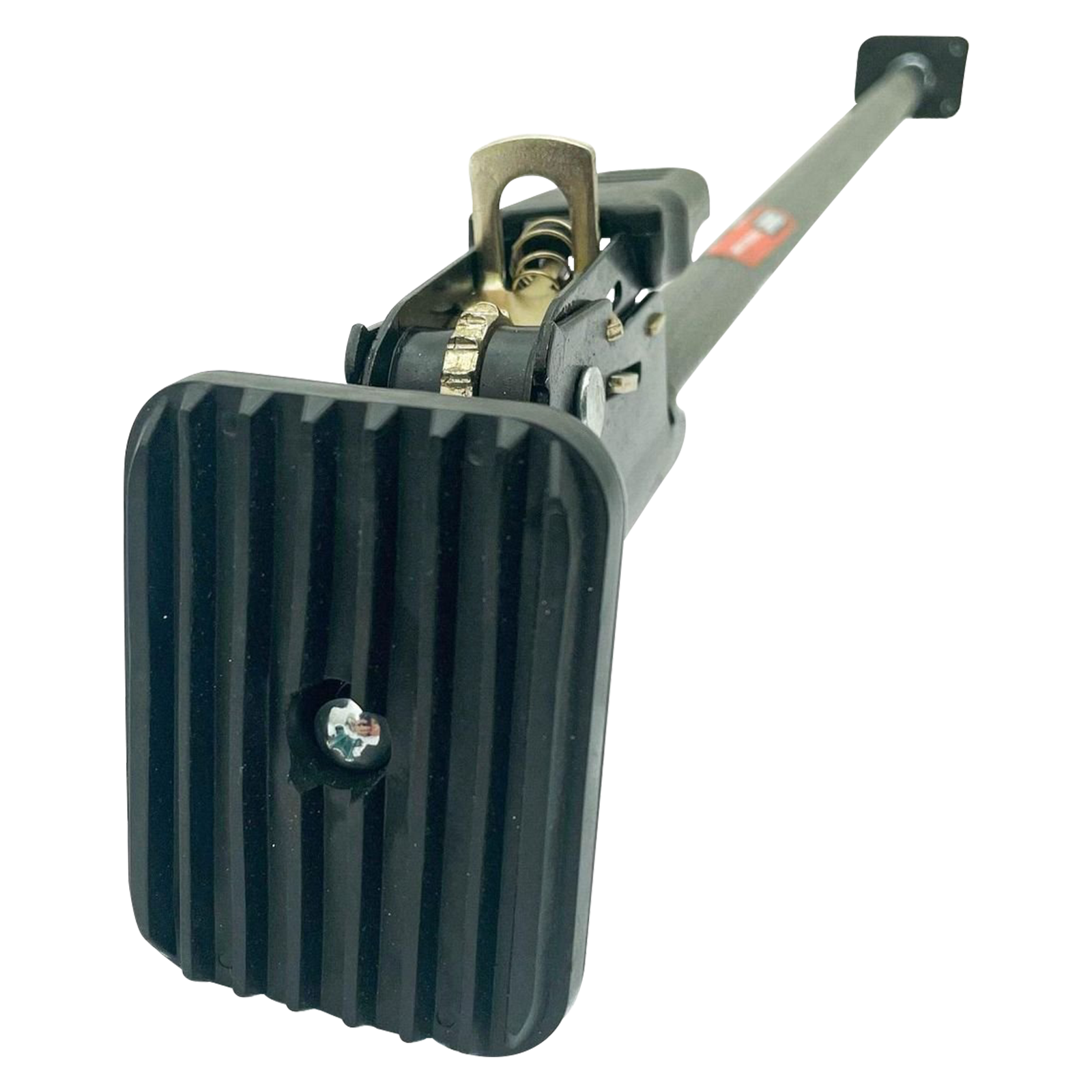 GRUNT 115mm Ratcheting Cargo Bar – adjustable spring-loaded cargo bar for securing loads in vans, utes, and trailers. Prevents load shifting without straps. Tool-free installation. Available at Bunnings AU and NZ.