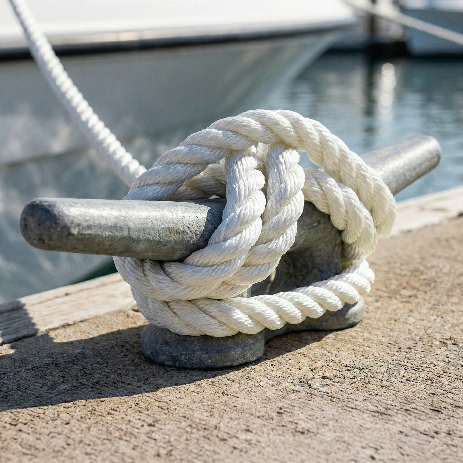 GRUNT 12mm x 20m White Super Silver Rope – premium thick UV-stable polypropylene rope for heavy-load securing, towing, and demanding outdoor applications. Maximum strength for professionals. Available at Bunnings AU and NZ.