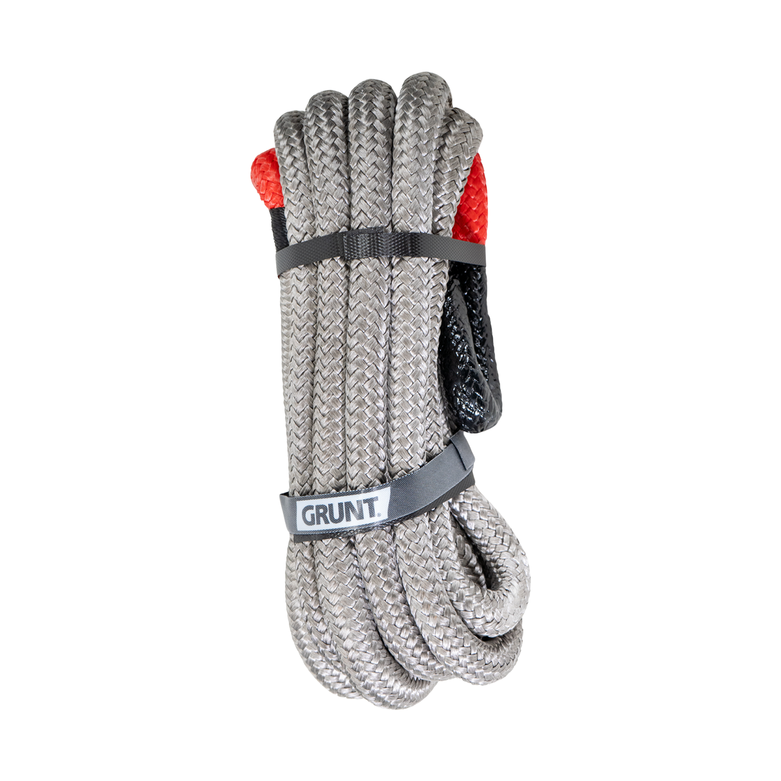 GRUNT 19mm x 6m Cream Kinetic Nylon Recovery Rope – 8000kg kinetic energy rope for 4WD off-road vehicle recovery. Stretch-absorbing nylon construction for safe, effective extraction from mud and sand. Available at Bunnings AU and NZ.