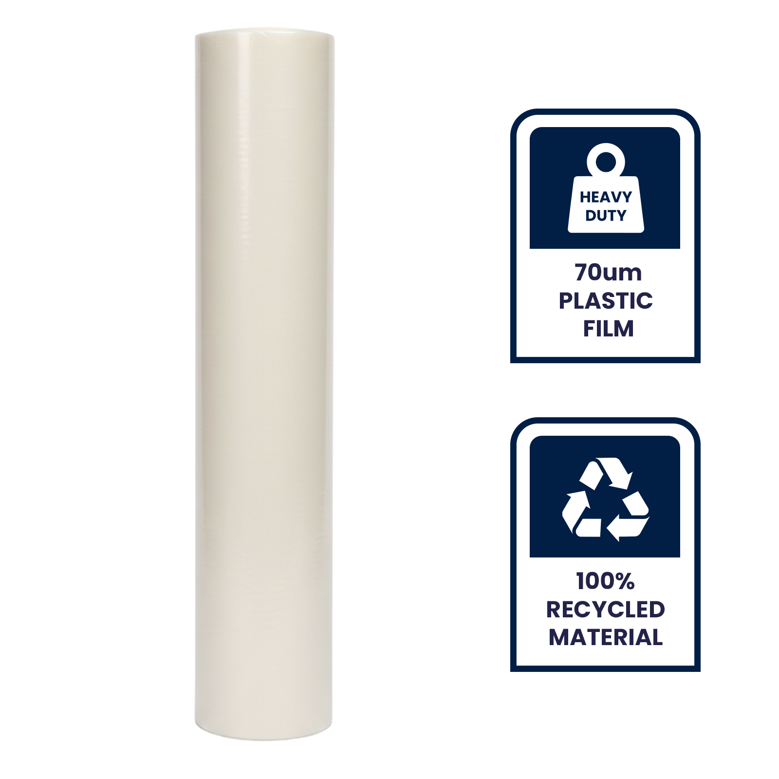 GRUNT 2m x 20m Clear 70um Multi Use Plastic Film – long-run transparent builders film for greenhouse covers, concrete curing, and dust barriers. UV-resistant and lightweight for easy handling. Available at Bunnings AU.