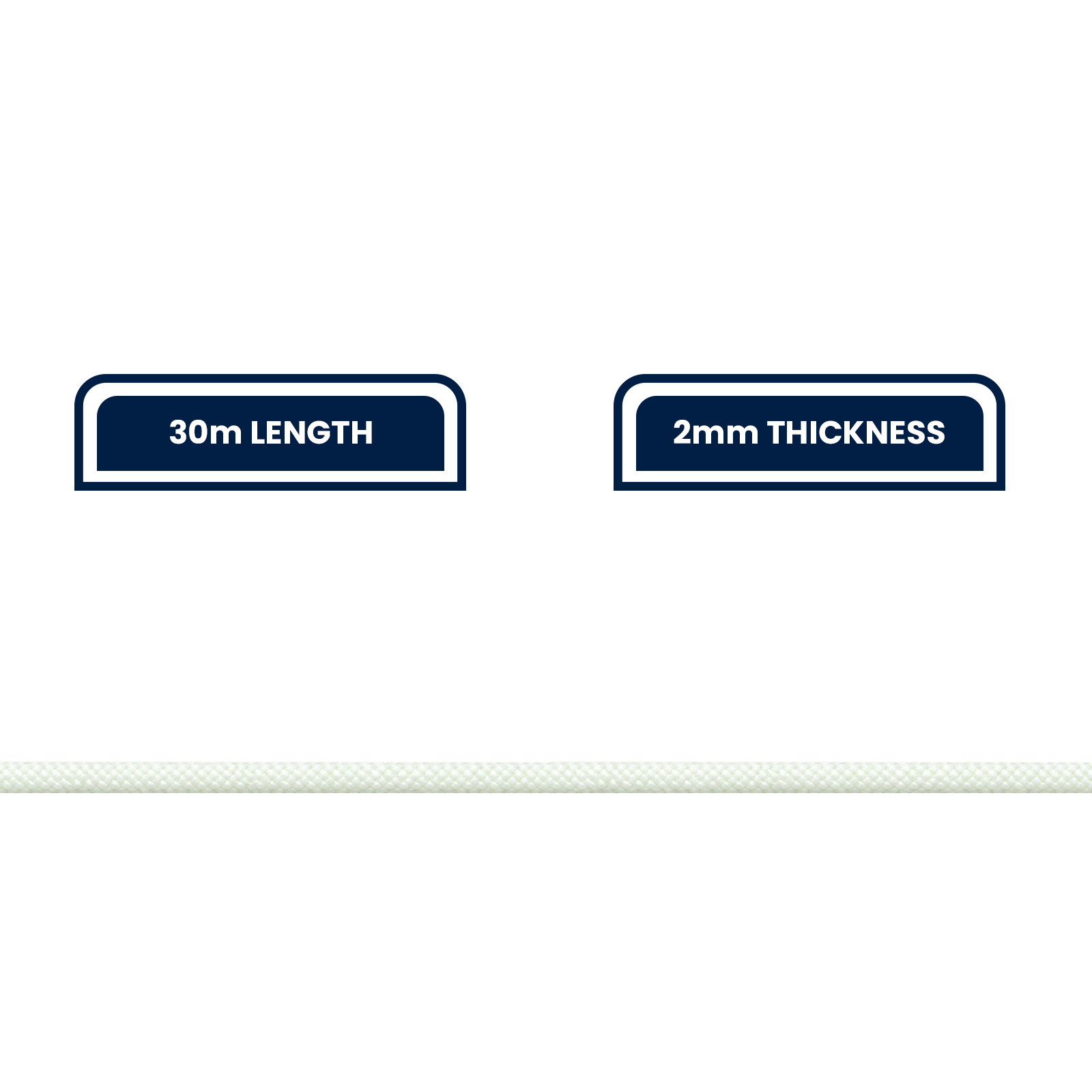 GRUNT 2mm x 30m White Venetian Blind Cord – replacement lift and tilt cord for venetian blinds. Smooth, durable, and easy to thread. Ideal for DIY blind repair. Available at Bunnings AU and NZ.