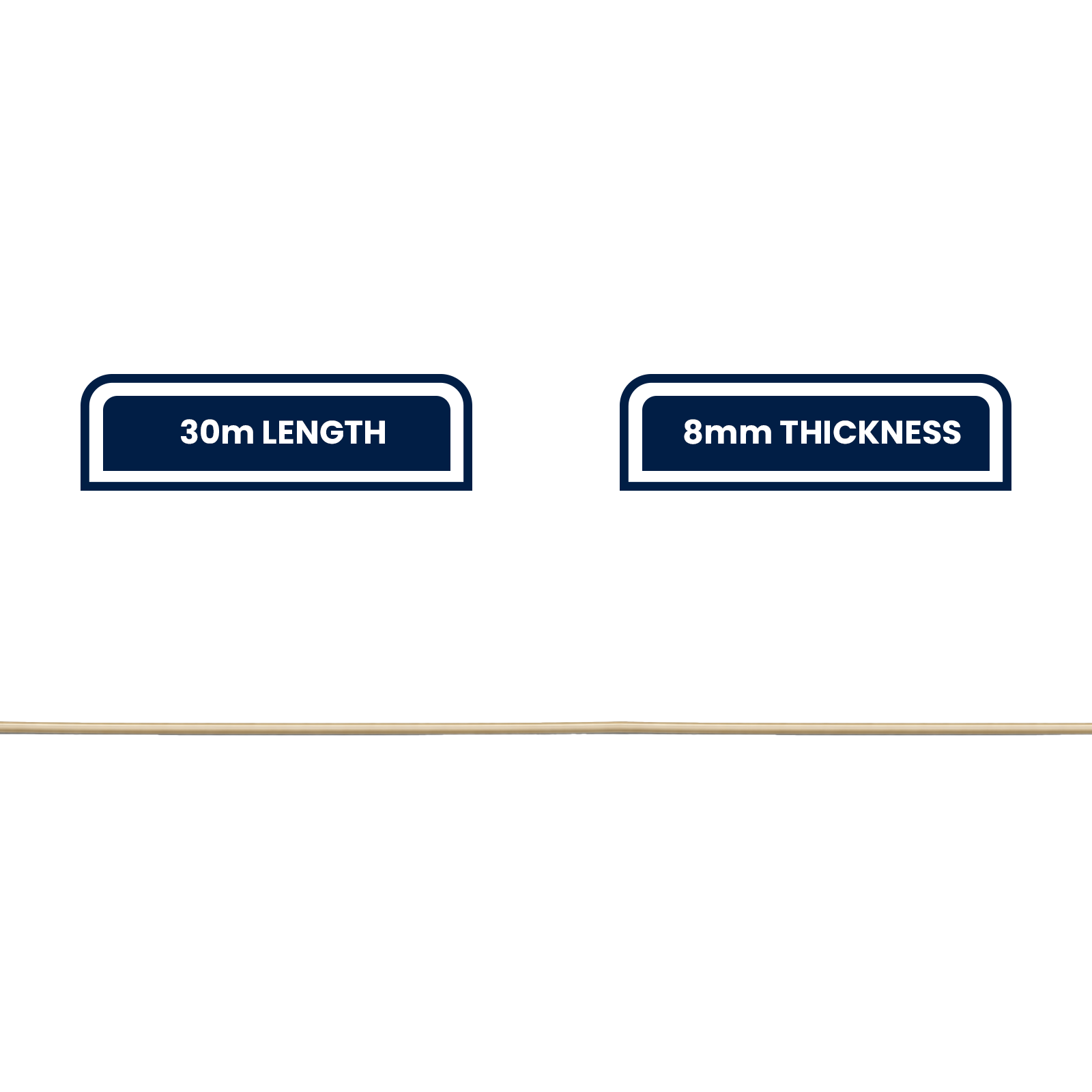 GRUNT 4mm x 30m Beige Wire Core Clothesline Wire – classic beige PVC-coated steel wire clothesline for backyard laundry. Strong, rust-resistant, and easy to install. Available at Bunnings AU and NZ.