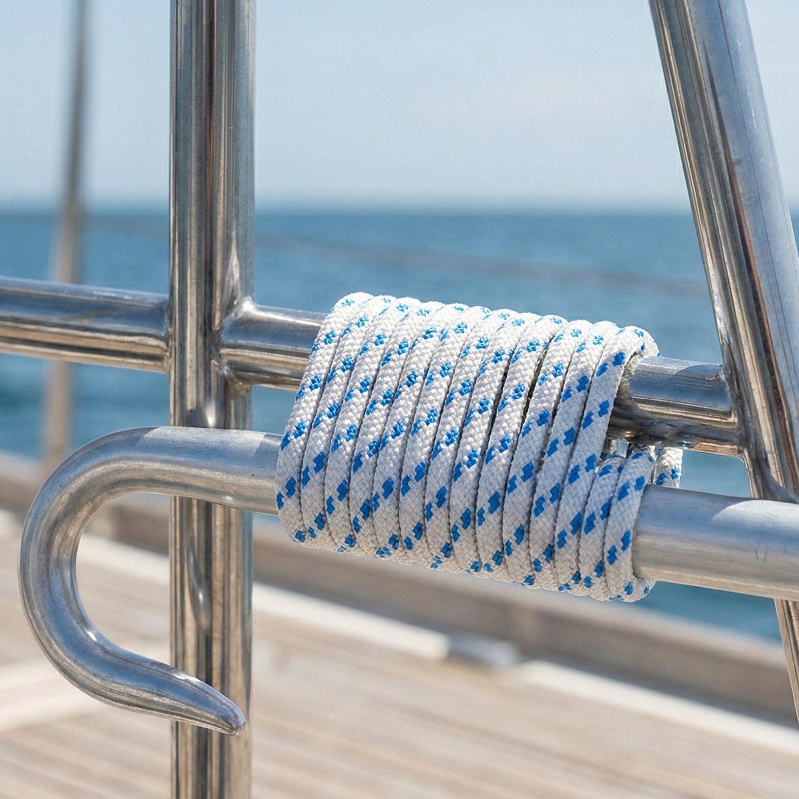 GRUNT 4mm x 30m High Visibility Tracer Rope – long-run pink/blue tracer rope for building layout, site marking, and construction surveying. Highly visible for accurate DIY and trade work. Available at Bunnings AU and NZ.