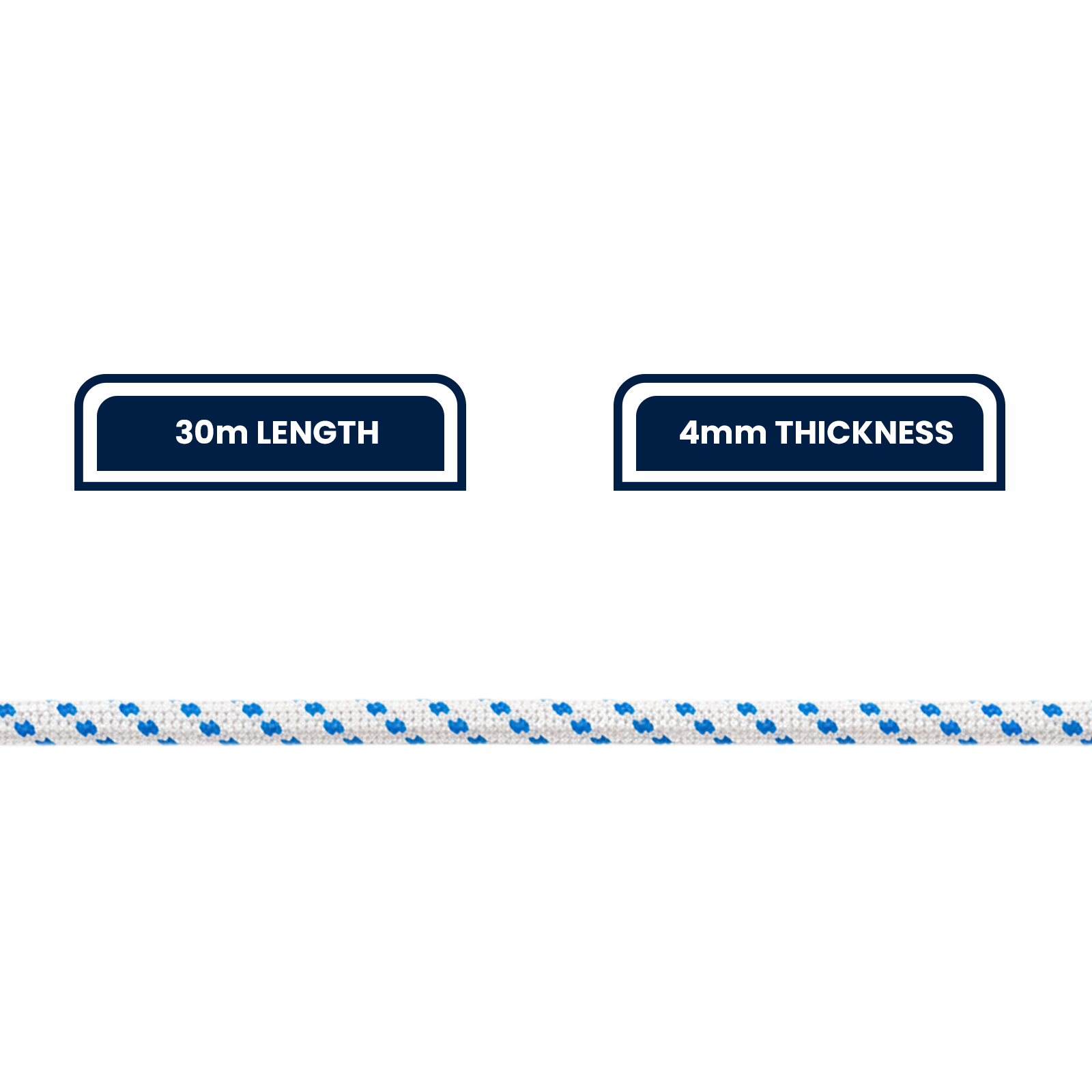 GRUNT 4mm x 30m High Visibility Tracer Rope – long-run pink/blue tracer rope for building layout, site marking, and construction surveying. Highly visible for accurate DIY and trade work. Available at Bunnings AU and NZ.