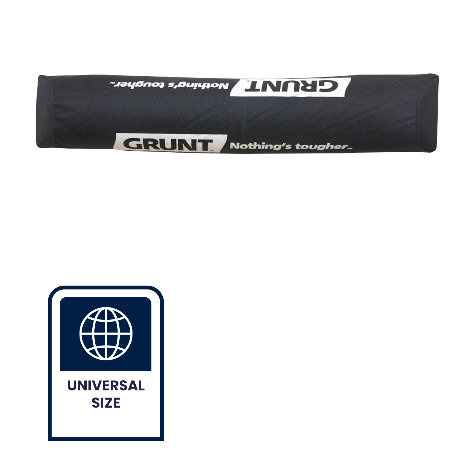GRUNT 500mm Black Cargo Protector – padded edge protector for tie-down straps over sharp cargo corners. Prevents strap damage and protects cargo surfaces during transport. Available at Bunnings AU and NZ.