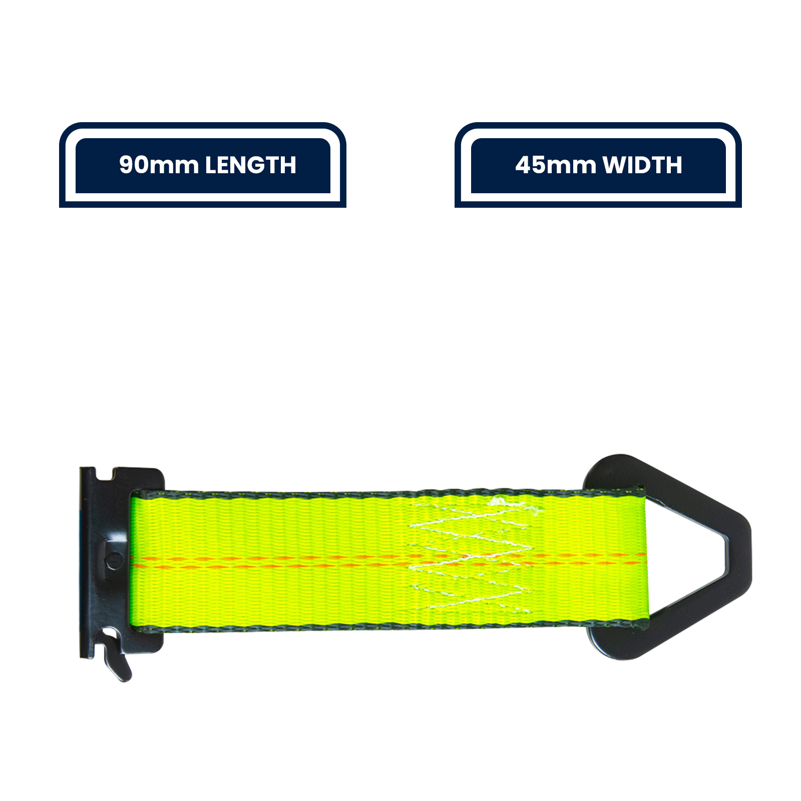 GRUNT 50mm Black E Track Tie Off with D Ring – heavy-duty E-Track fitting with integrated D-ring for attaching ratchet straps and tie-downs in trailers and vans. Strong and secure snap-in design. Available at Bunnings AU and NZ.