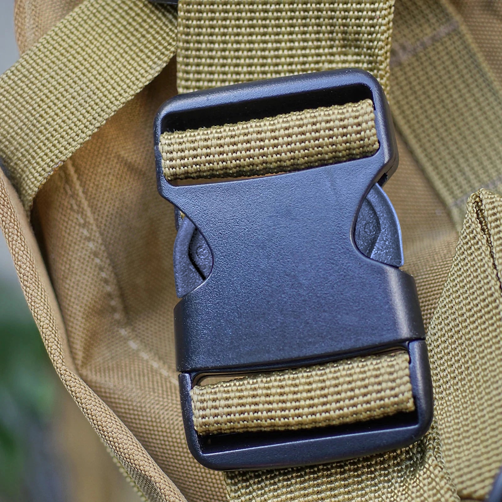 Grunt 50mm Black Single Adjustable Side Release Buckle - 1 Pack