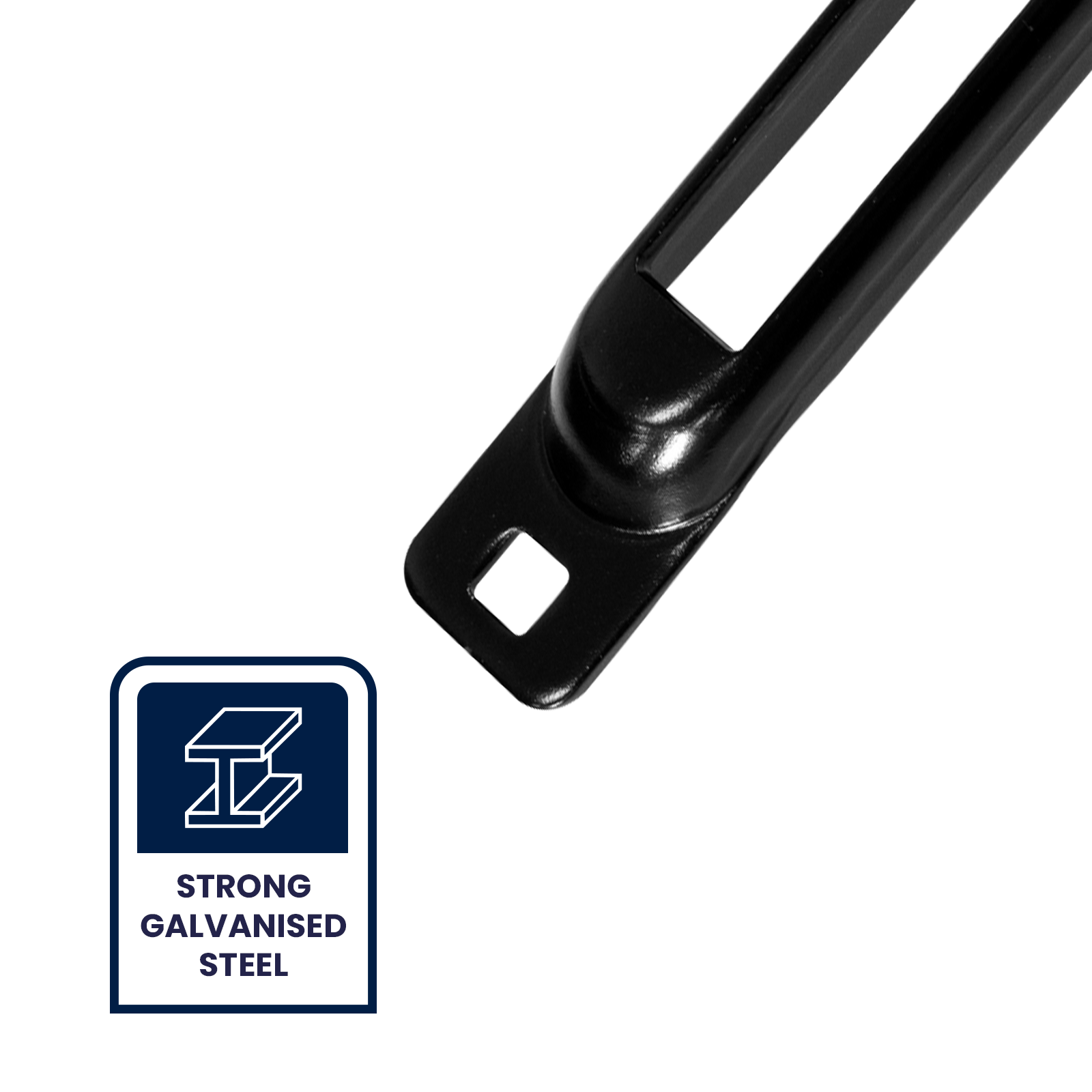 Grunt Black 146mm x 25mm E-Track Space Saver Single