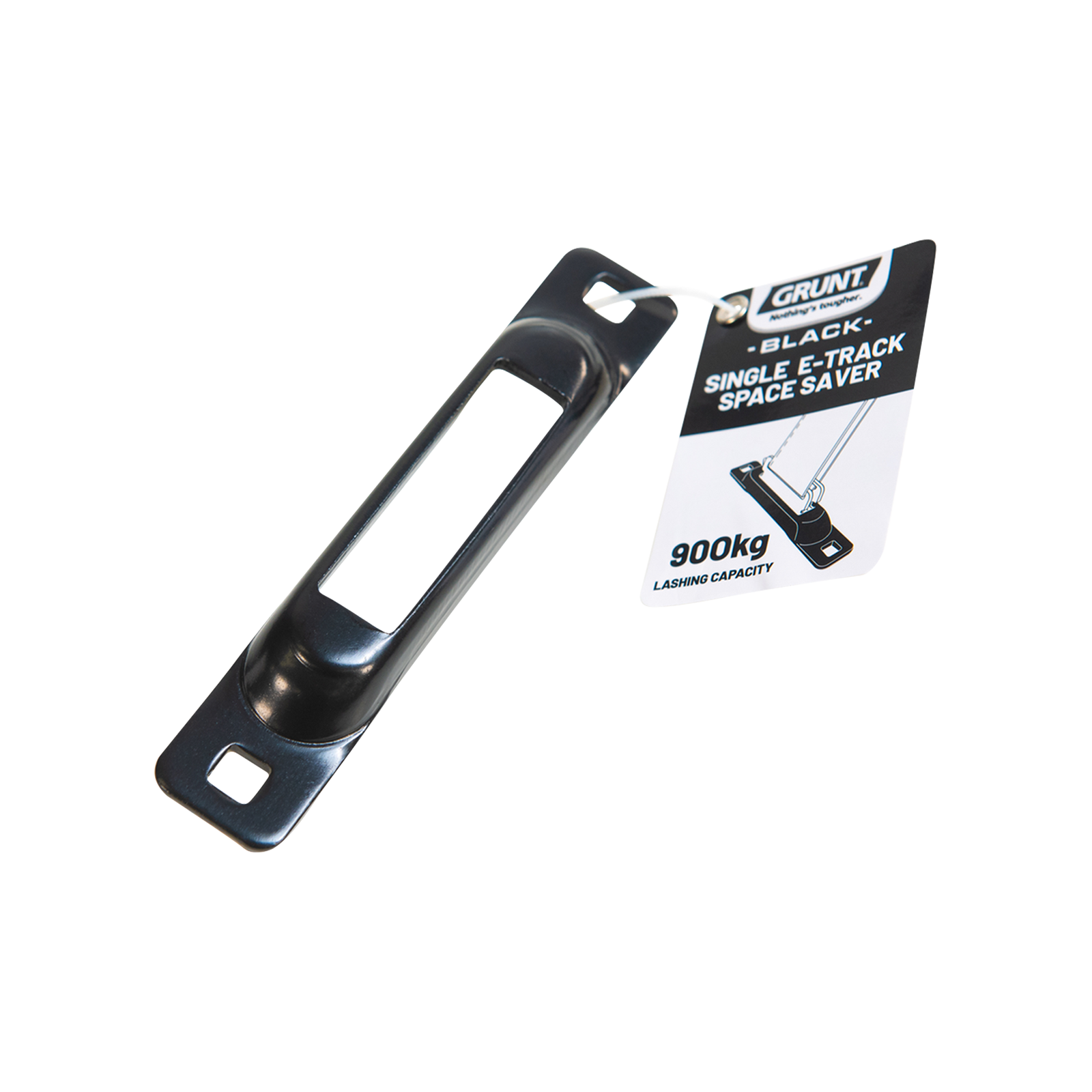 Grunt Black 146mm x 25mm E-Track Space Saver Single