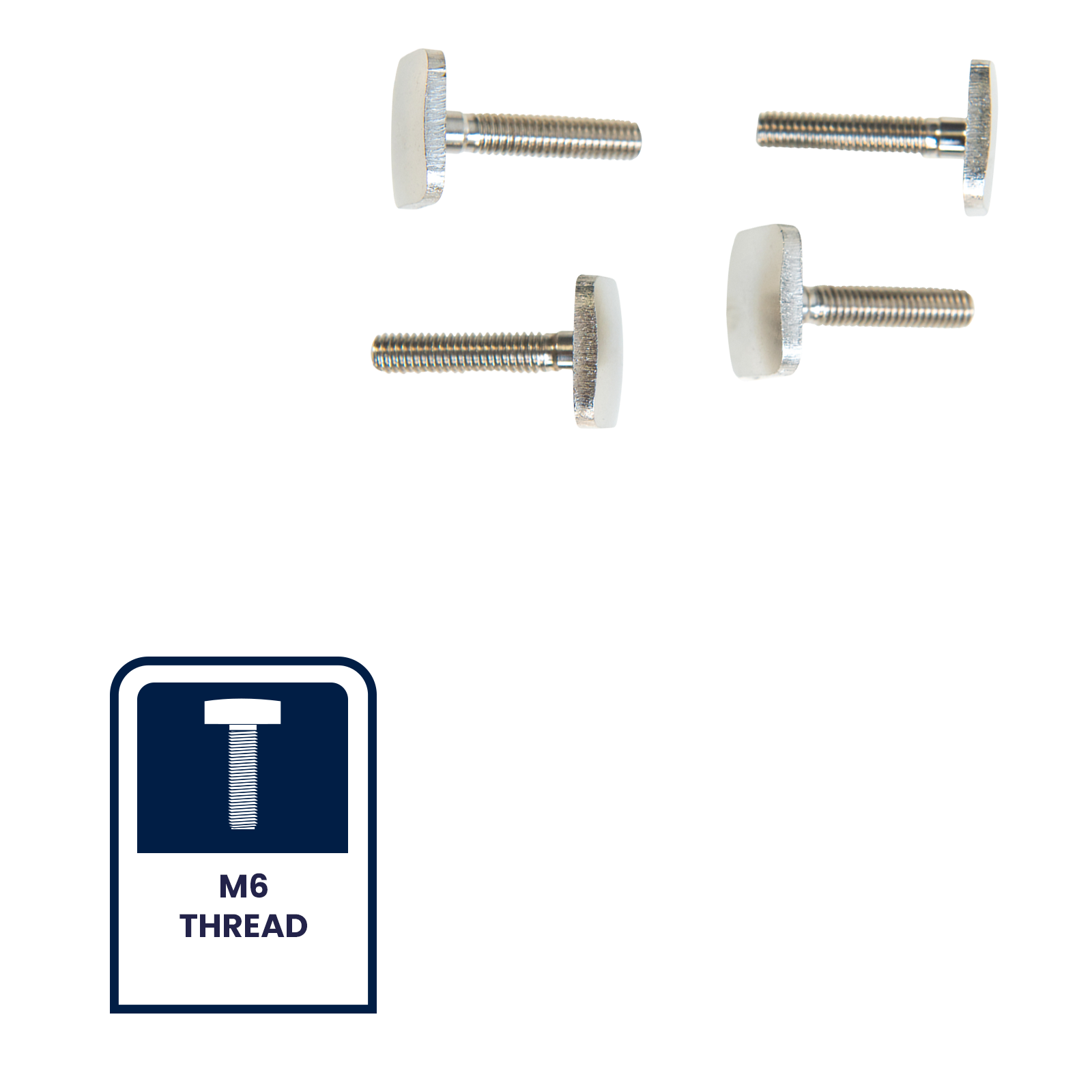 GRUNT 6mm x 28mm Black Universal T Slot Roof Rack Bolts 4-Pack – universal mounting bolts for attaching accessories to T-slot roof racks, ute trays, and cargo rails. Secure and easy to install. Available at Bunnings AU and NZ.