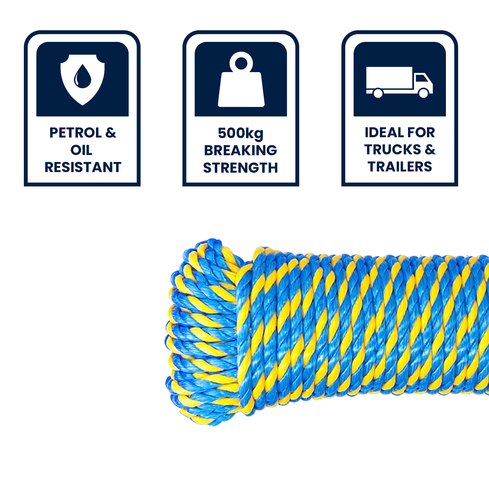 GRUNT 6mm x 40m Multicolour Telco Rope – specialist telecommunications-grade rope for cable pulling, conduit installation, and electrical contractor use. Strong, flexible, and highly visible. Available at Bunnings AU and NZ.