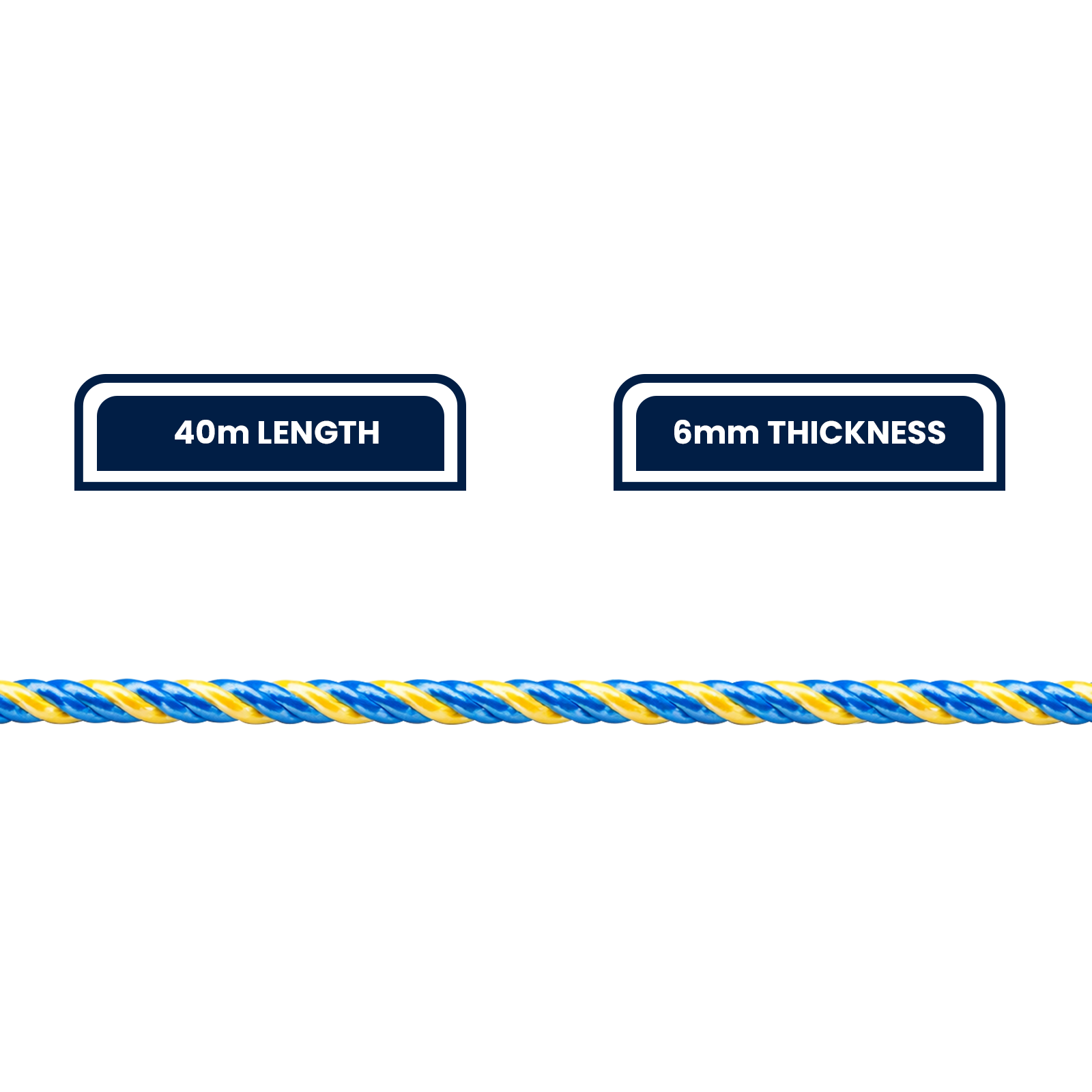 GRUNT 6mm x 40m Multicolour Telco Rope – specialist telecommunications-grade rope for cable pulling, conduit installation, and electrical contractor use. Strong, flexible, and highly visible. Available at Bunnings AU and NZ.