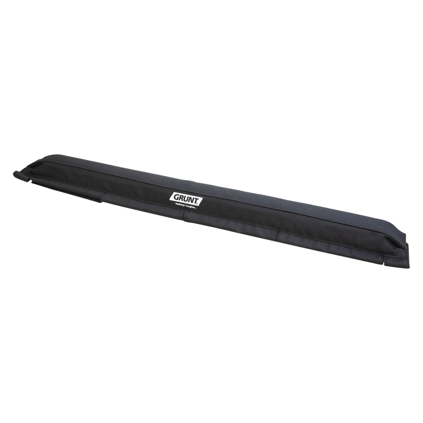 GRUNT 800mm Large Black Cargo Protector – extra-long padded edge protector for tie-down straps on large cargo items. Prevents strap abrasion and protects load surfaces during heavy transport. Available at Bunnings AU and NZ.