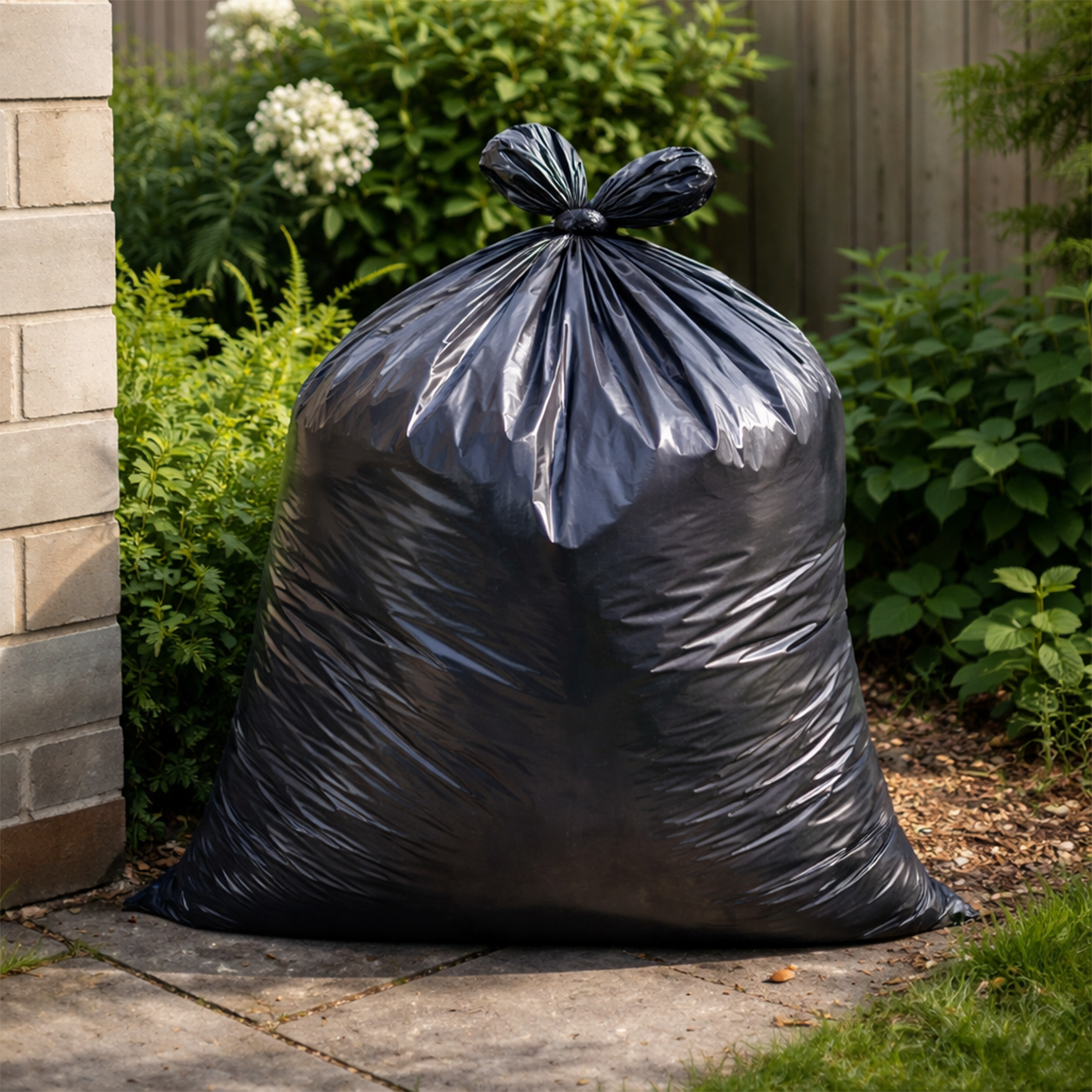 GRUNT 75L Black Rubbish Bags 50-Pack – bulk-pack heavy-duty bin liners for 75L bins. Tear-resistant and dependable for large household and light commercial waste. Available at Bunnings AU and NZ.