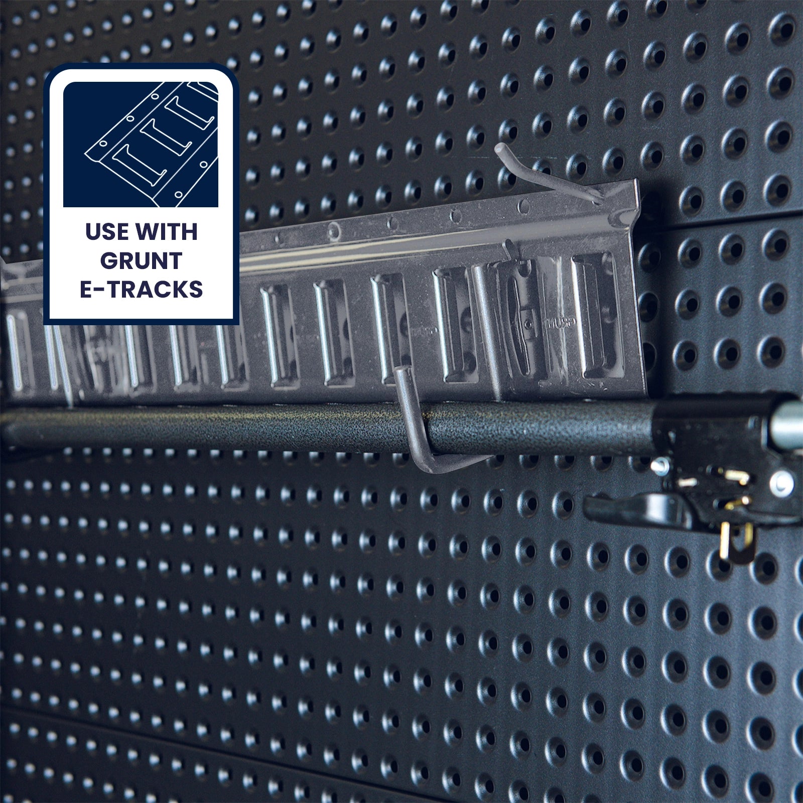 Grunt 100mm Silver J Hook E-Track Fitting