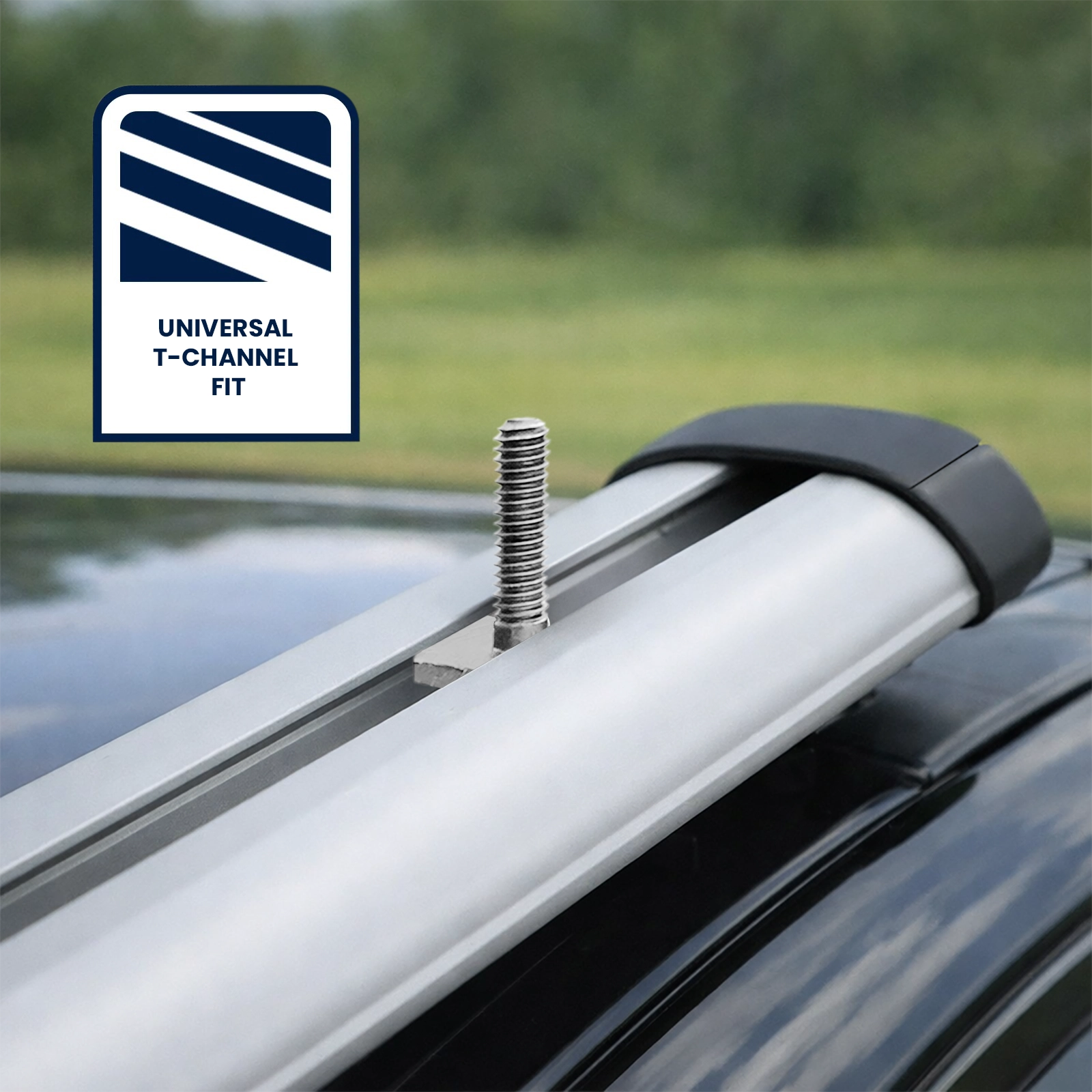 Grunt M6 x 28mm Black Roof Rack T-Slot Bolts Universal - 4 Pack