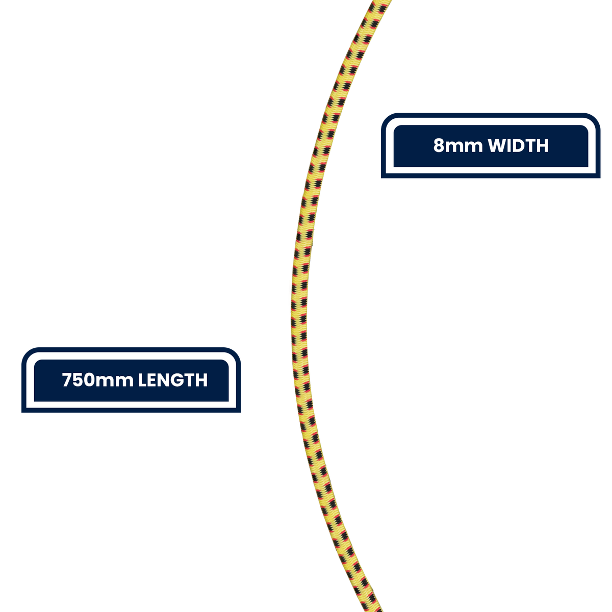Grunt 75cm Yellow Tie Down Octopus Straps - 2 Pack