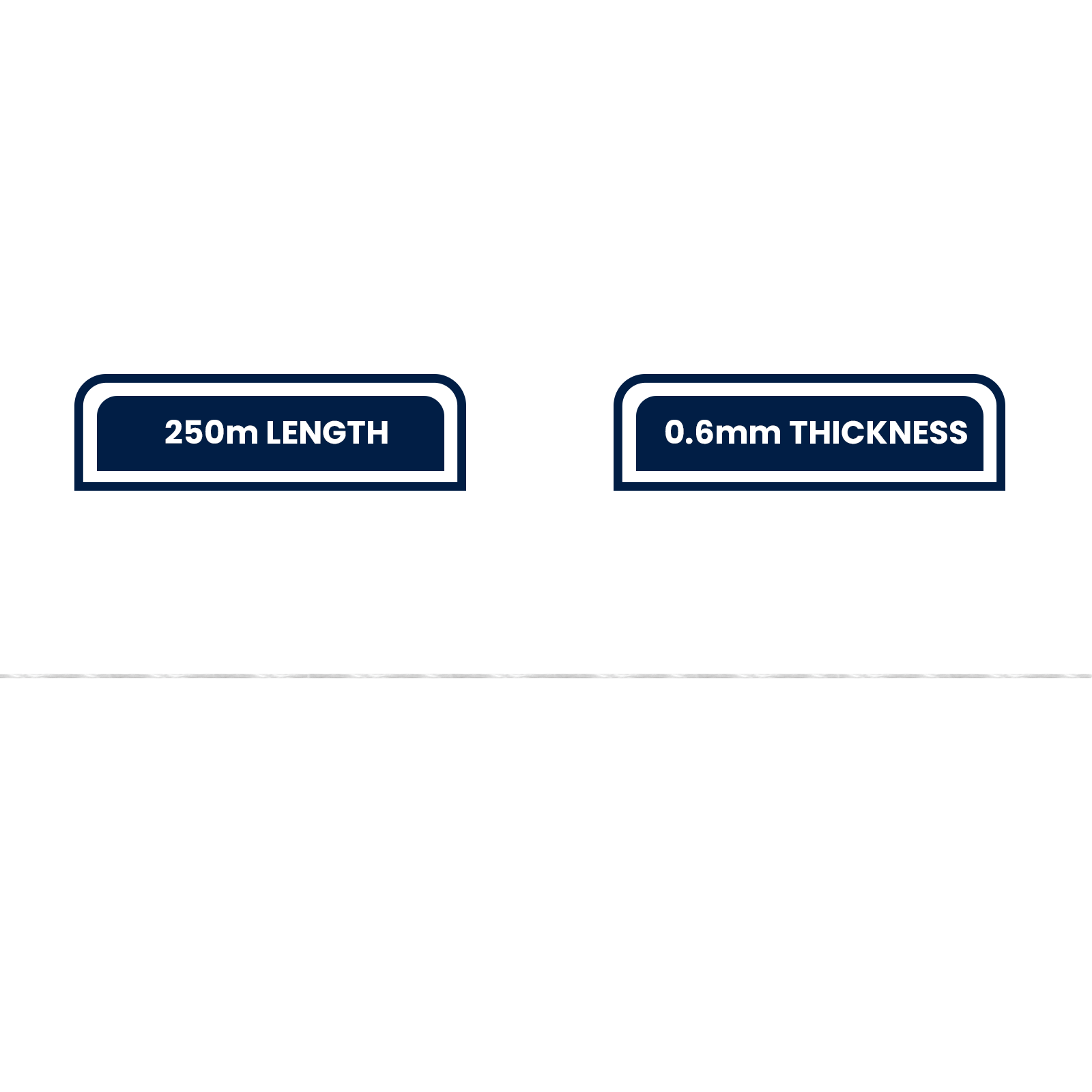GRUNT Clear Nylon Fishing Line – bulk 250m transparent monofilament line for fishing, display hanging, and craft applications. High-tensile, clear, and durable. Available at Bunnings AU and NZ.