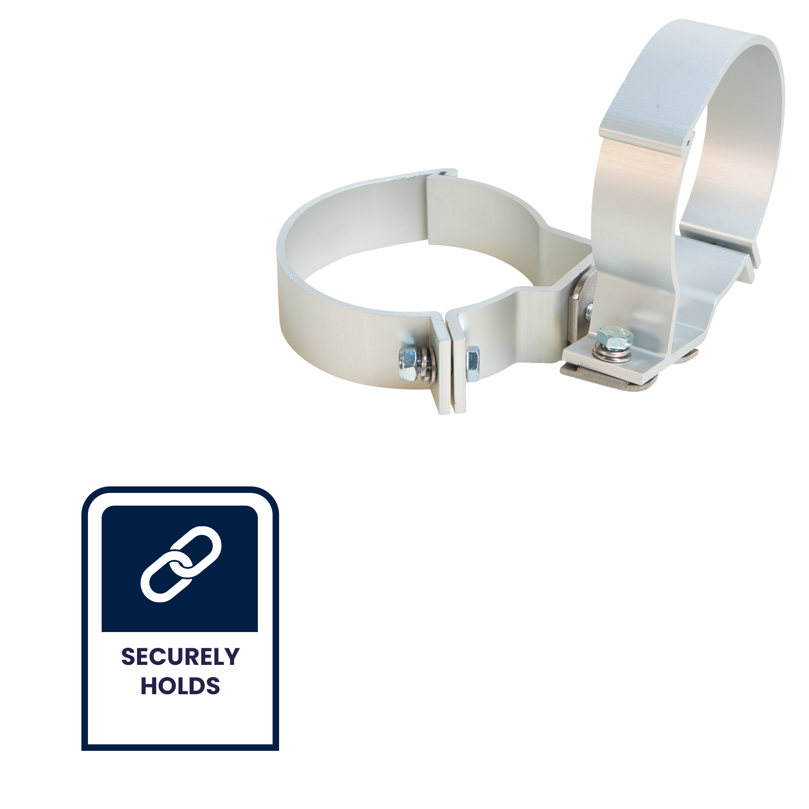 Grunt 100mm Black T-Slot Conduit Carrier Universal 2 - Pack