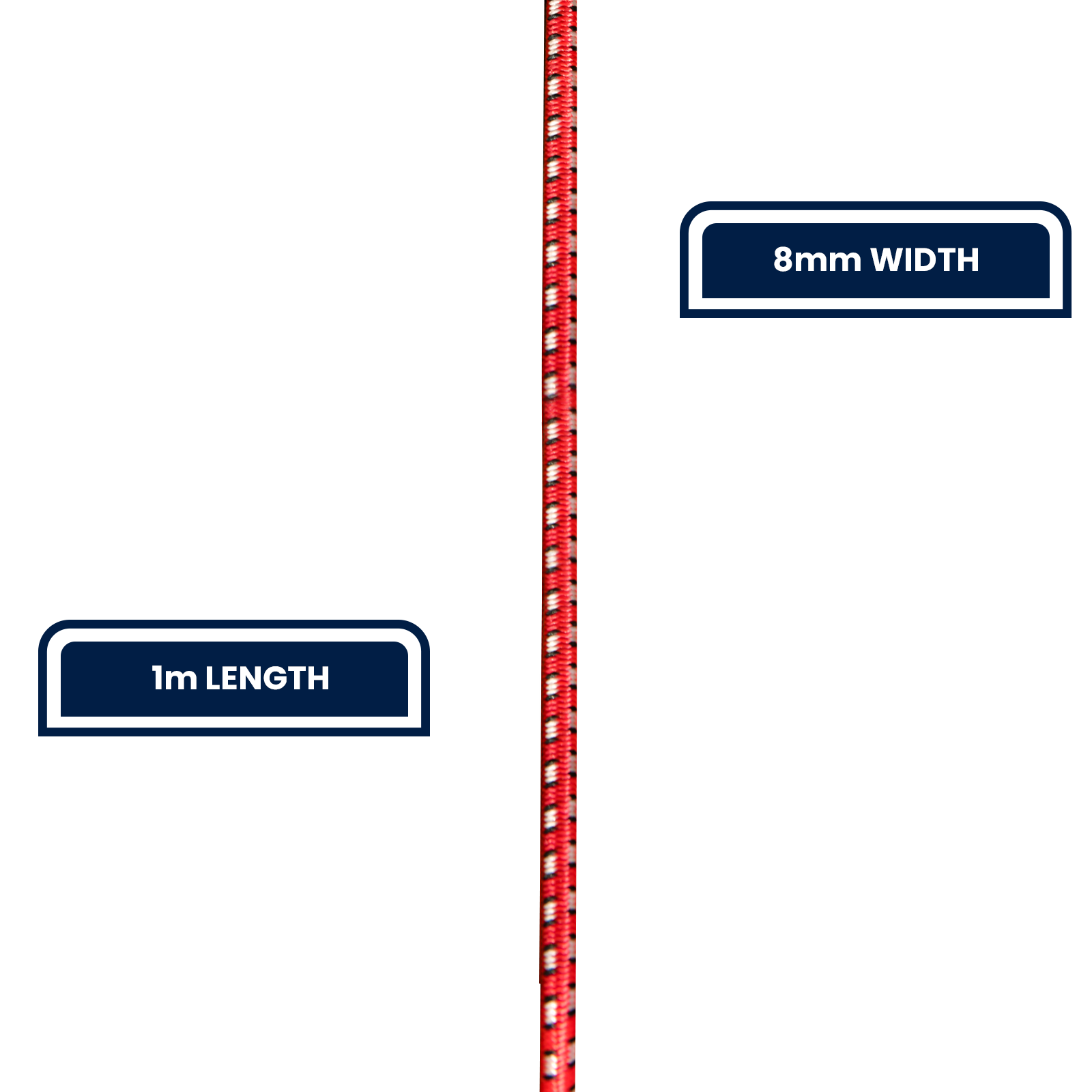 GRUNT 1200mm Red and Black Octopus Tie Down Straps 2-Pack – long multi-hook elastic bungee straps for securing large loads and bulky cargo on racks and trailers. High-visibility red for easy identification. Available at Bunnings AU and NZ.