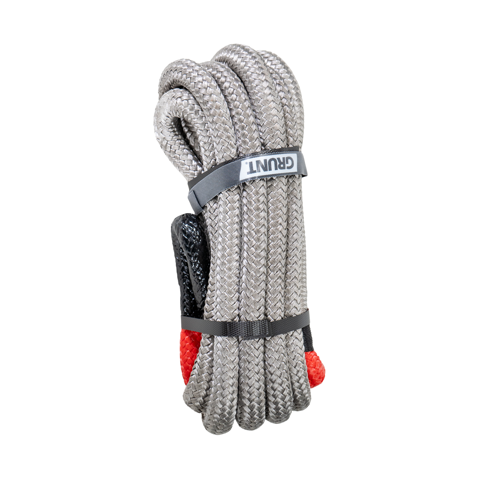 GRUNT 19mm x 6m Cream Kinetic Nylon Recovery Rope – 8000kg kinetic energy rope for 4WD off-road vehicle recovery. Stretch-absorbing nylon construction for safe, effective extraction from mud and sand. Available at Bunnings AU and NZ.