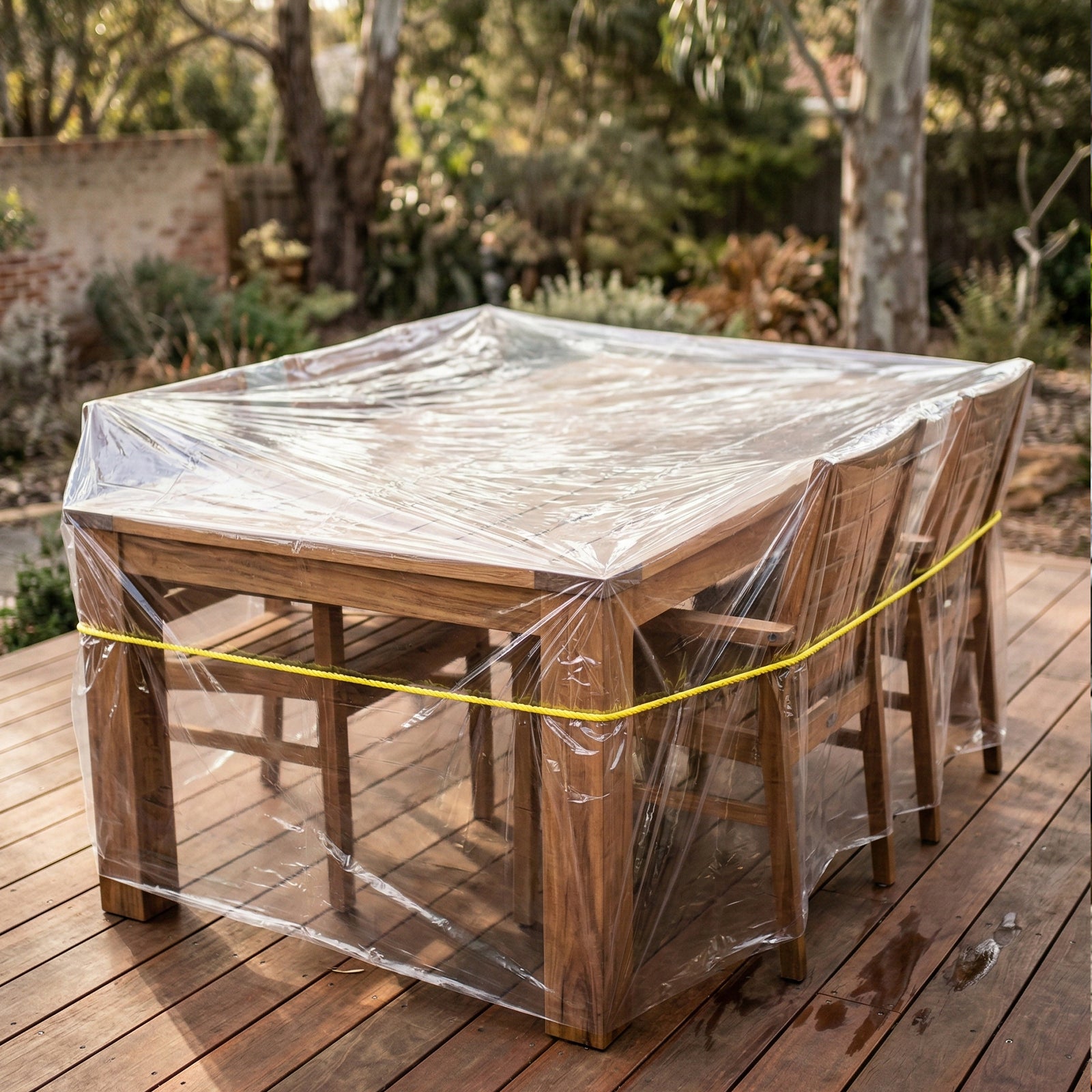 GRUNT 2m x 20m Clear 70um Multi Use Plastic Film – long-run transparent builders film for greenhouse covers, concrete curing, and dust barriers. UV-resistant and lightweight for easy handling. Available at Bunnings AU.