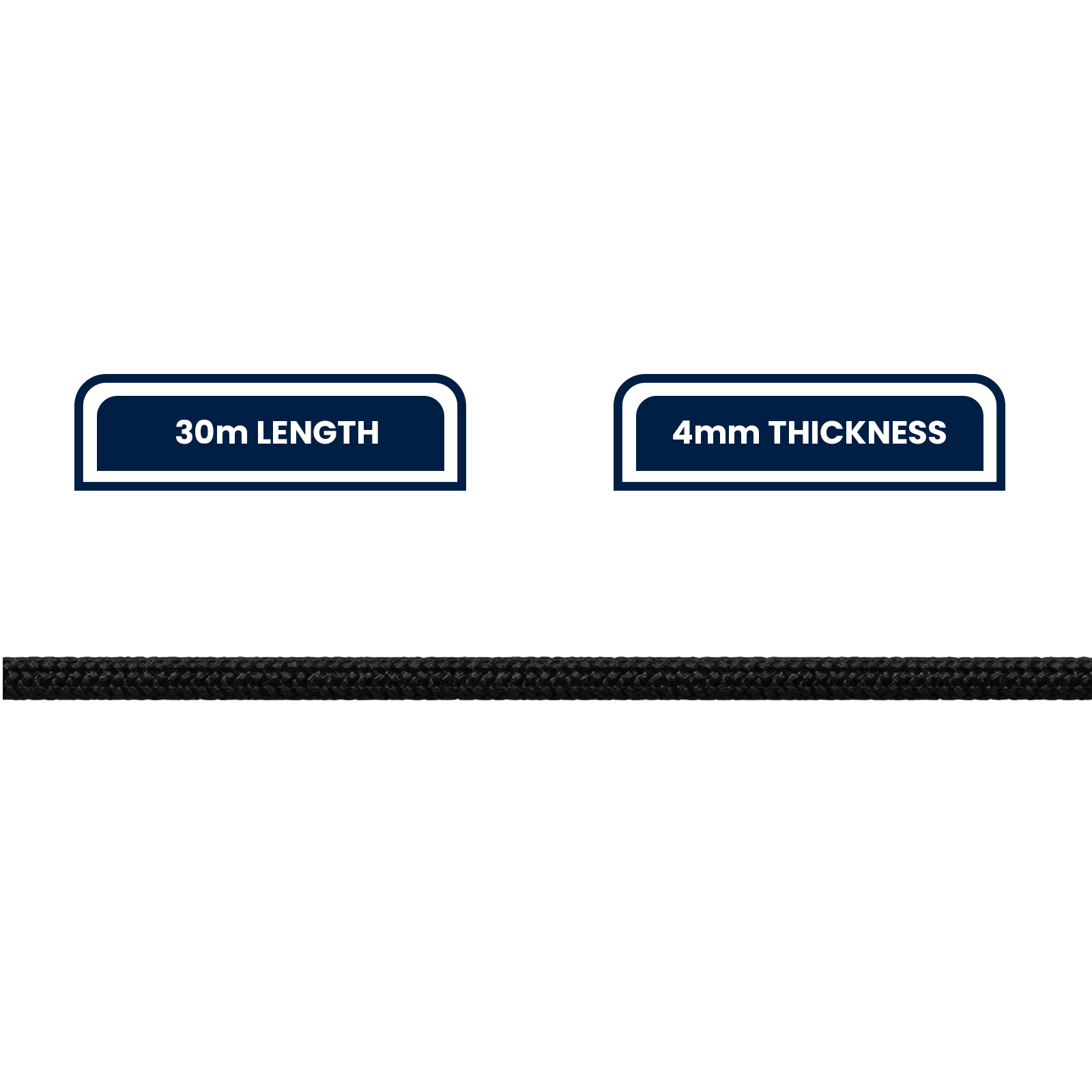 GRUNT 4mm x 30m Multicolour Paracord – long-run braided nylon survival cord for camping, hiking, DIY craft, and emergency rigging. Strong, colourful, and multi-purpose. Available at Bunnings AU and NZ.