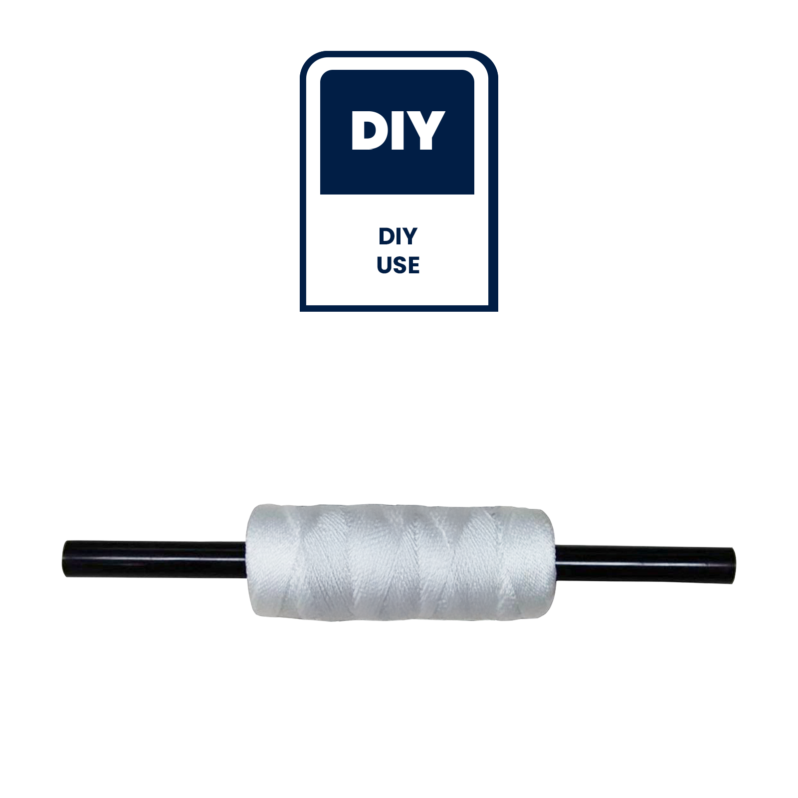 GRUNT 50m White Builders Brickies Nylon Line – strong, tangle-free nylon string line for bricklaying, block laying, and construction layout marking. High-tensile and UV-resistant for site use. Available at Bunnings NZ.