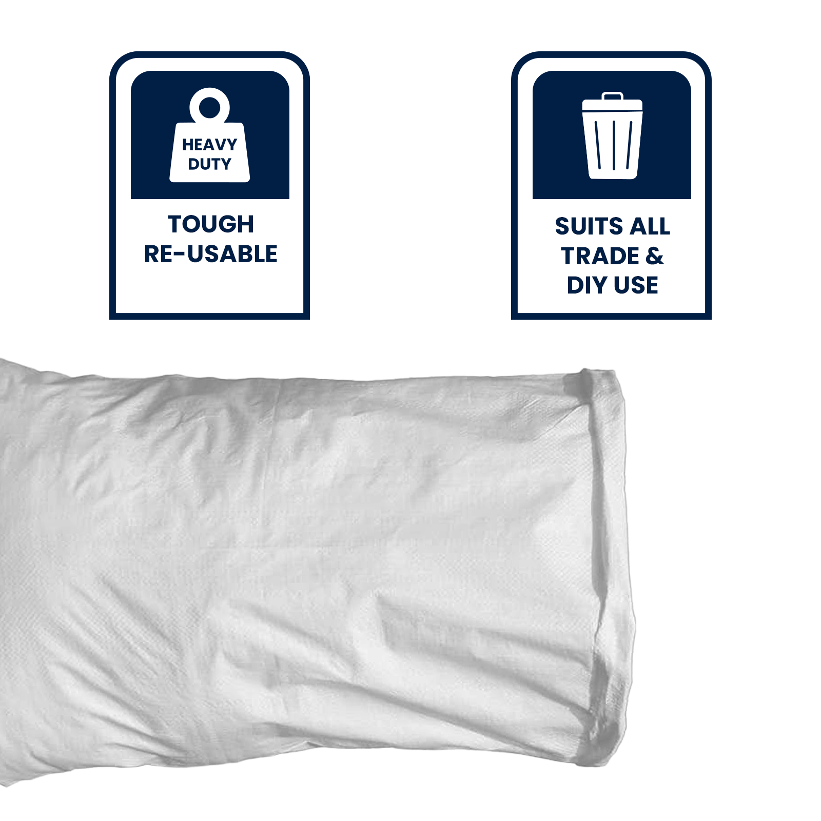 GRUNT 90L Ultra Heavy Duty Clean Up Bags – reinforced clean-up bags for garden waste, construction debris, and heavy rubble. Multi-layer puncture-resistant construction for demanding outdoor jobs. Available at Bunnings AU and NZ.