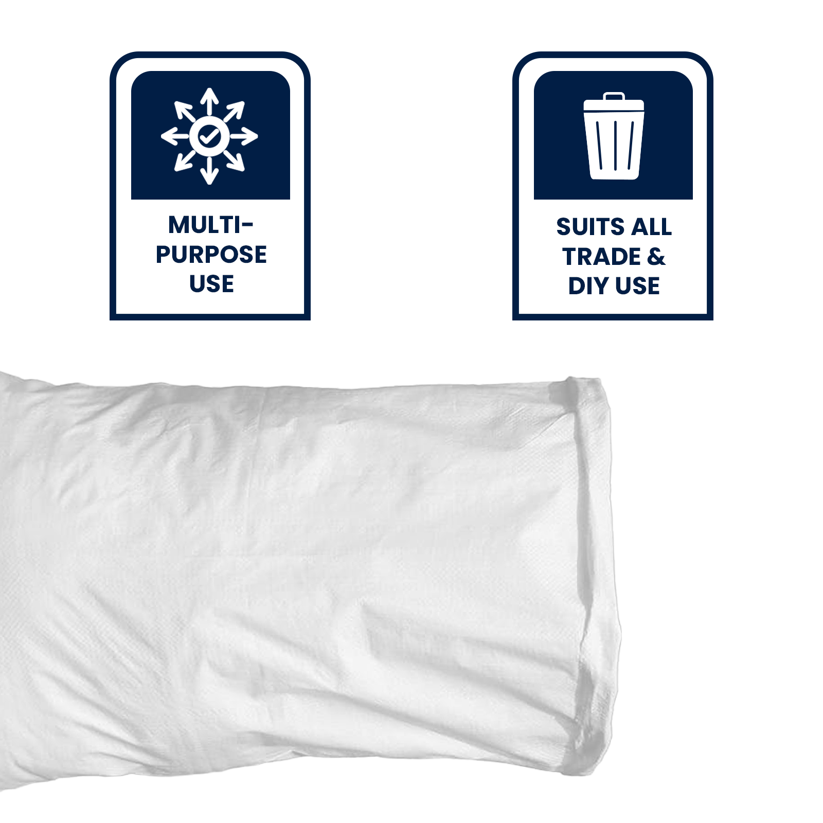 GRUNT 158L Black Ultra Heavy Duty Clean Up Bags – reinforced heavy-duty bags for large garden cleanup, construction waste, and rubble removal. Extra-strong puncture-resistant design for tough tradie jobs. Available at Bunnings AU.