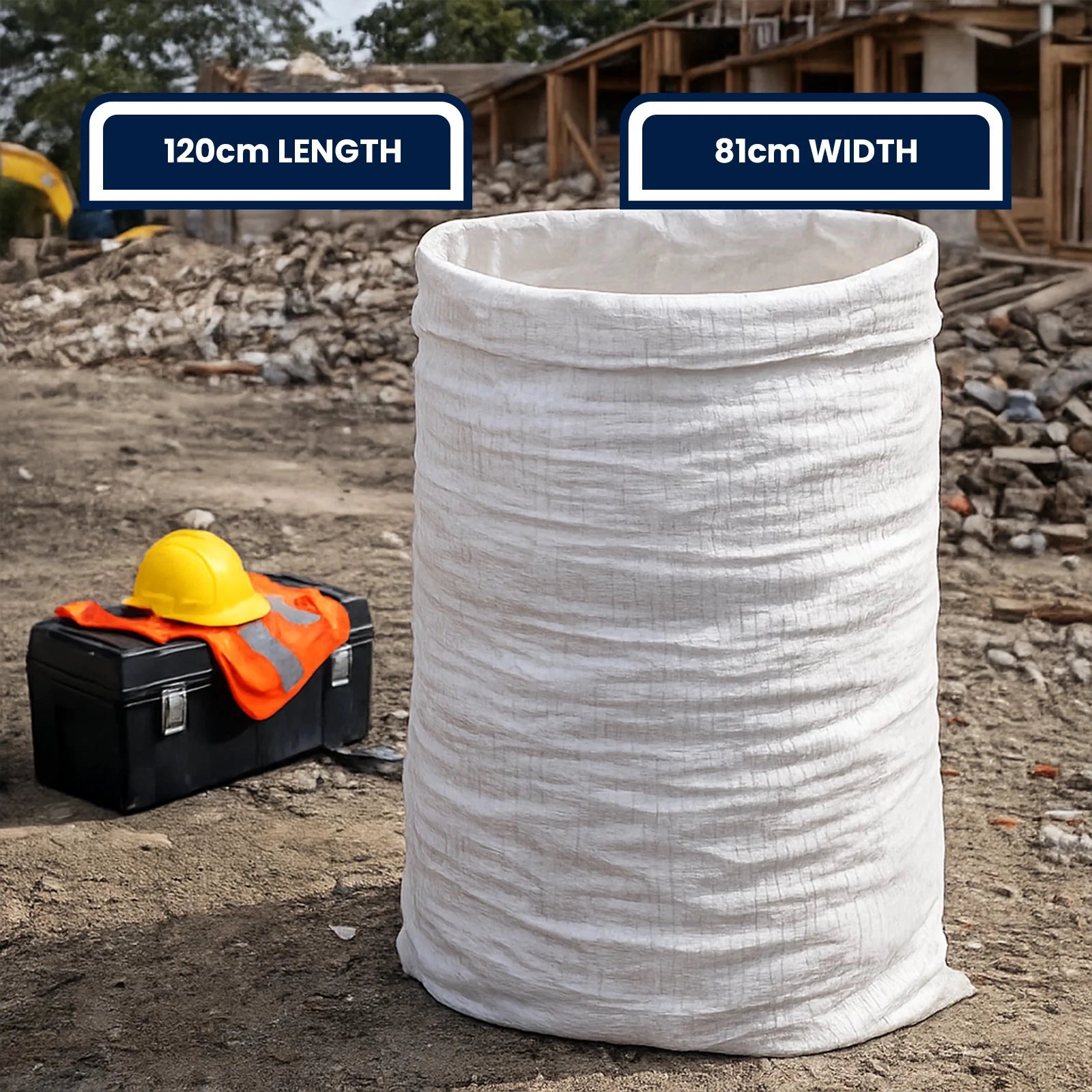Grunt Extra Large 158L Ultra Heavy Duty Woven Clean-Up Bags - 20 Pack
