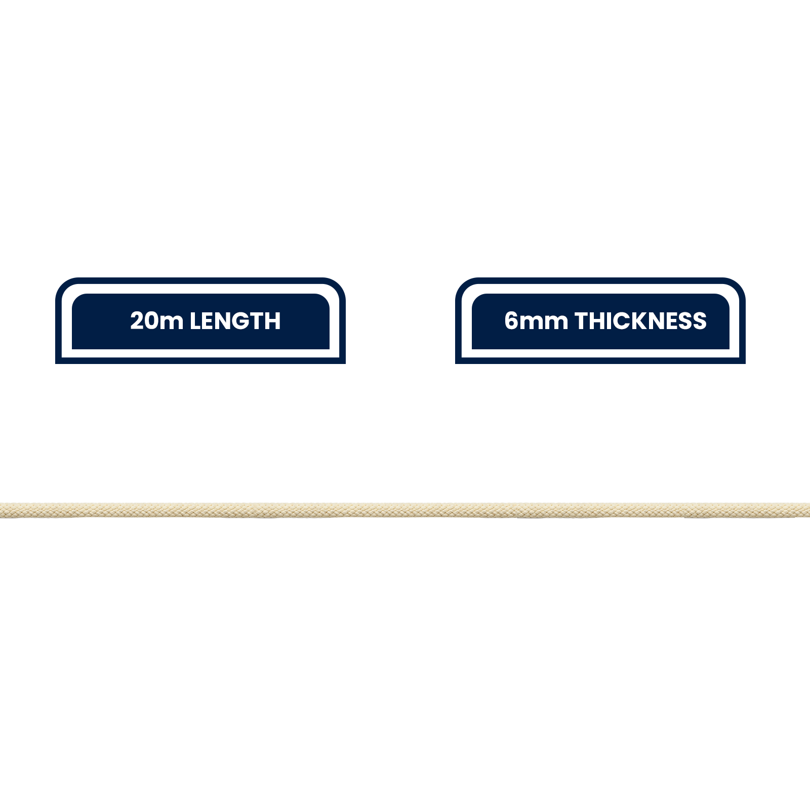 GRUNT 6mm x 20m Natural Cotton Sash Cord – premium twisted cotton rope for sash windows, pulleys, and general-purpose home use. Flexible and long-lasting. Available at Bunnings AU and NZ.