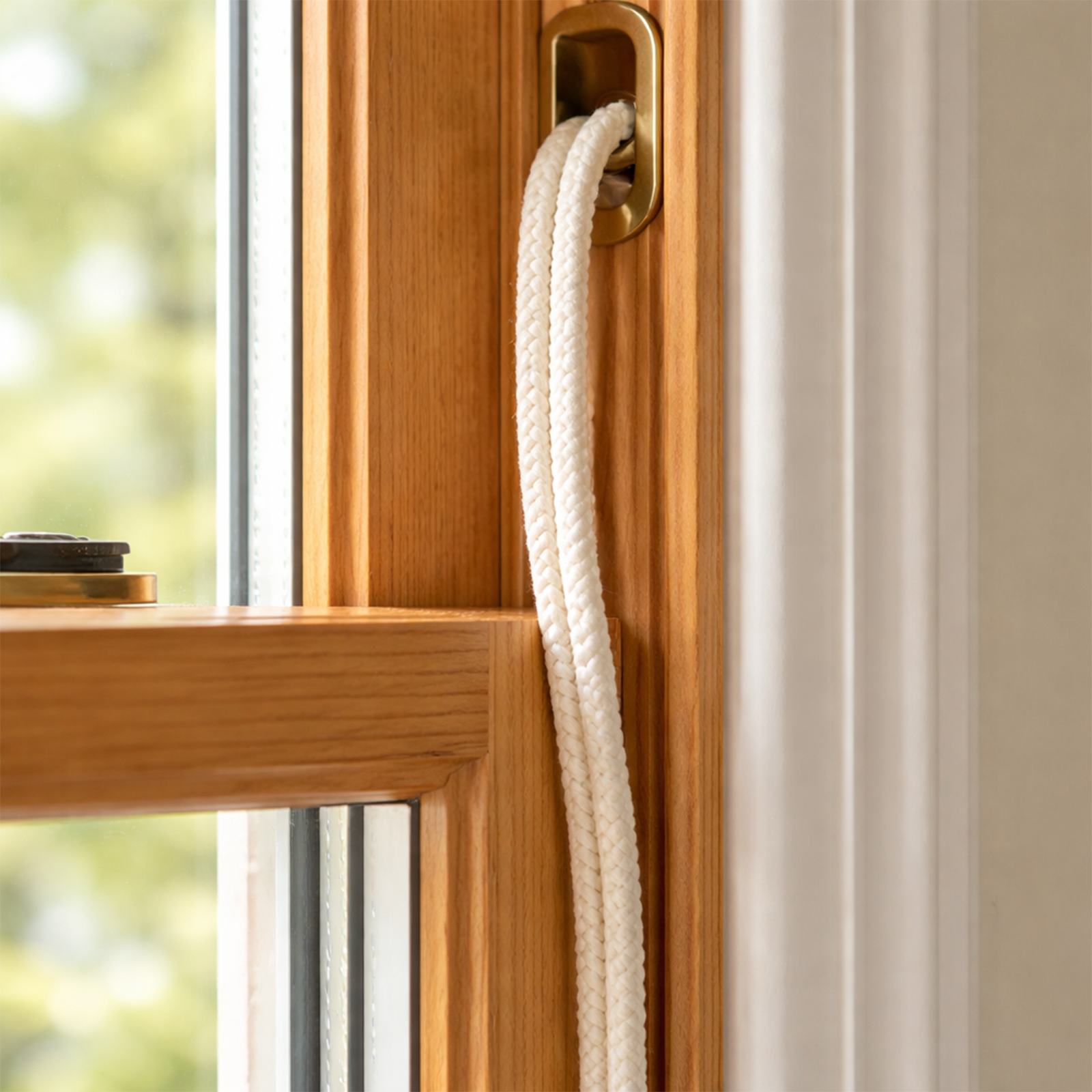 GRUNT 8mm x 15m Natural Cotton Sash Cord – thick twisted cotton cord ideal for heavy window sashes, hanging, and DIY household projects. Strong and natural fibre construction. Available at Bunnings AU and NZ.