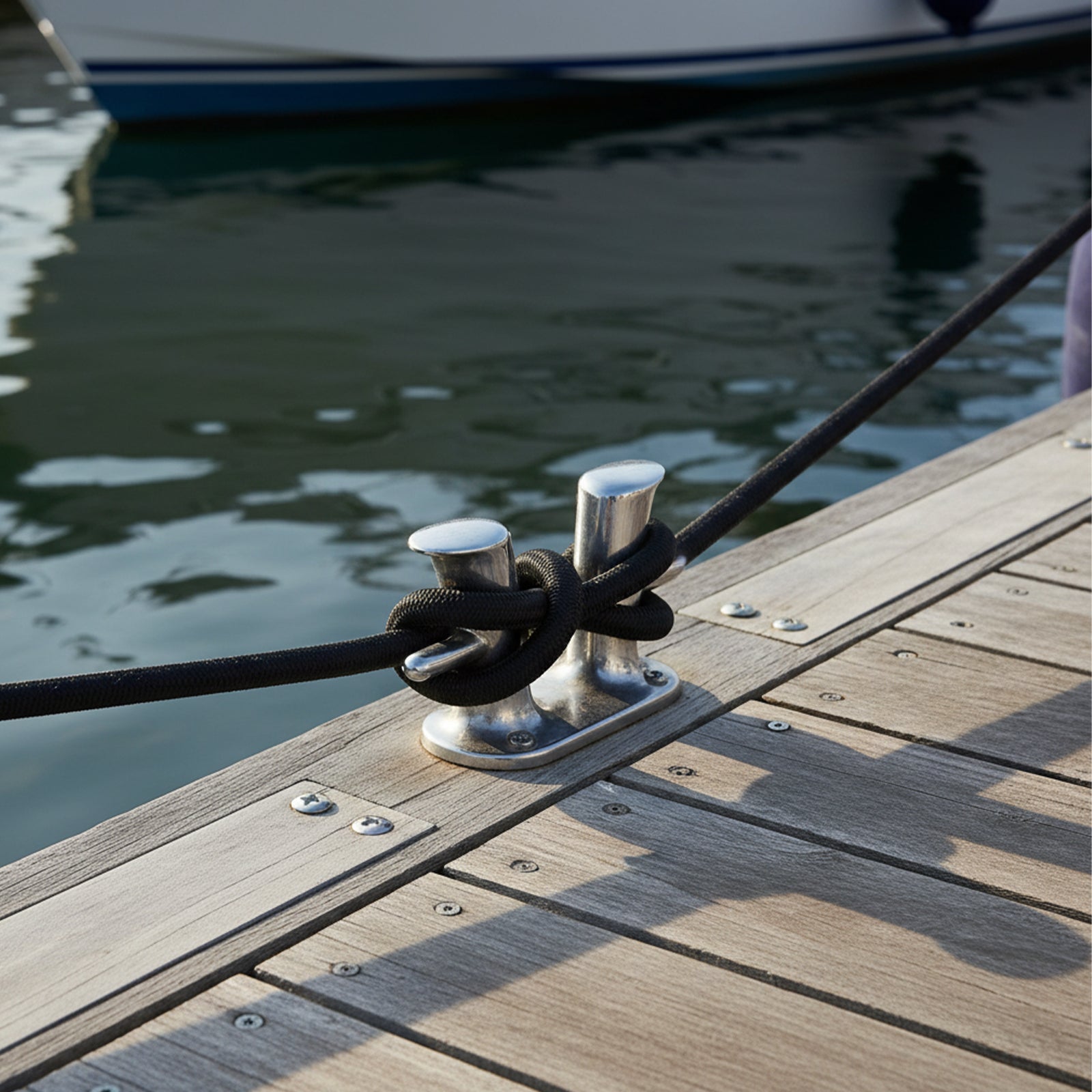 GRUNT 8mm x 20m Black Shock Cord – long-run thick elastic bungee cord for heavy tarp securing, marine canopies, and industrial tie-down applications. High-tensile braided rubber cord. Available at Bunnings AU and NZ.
