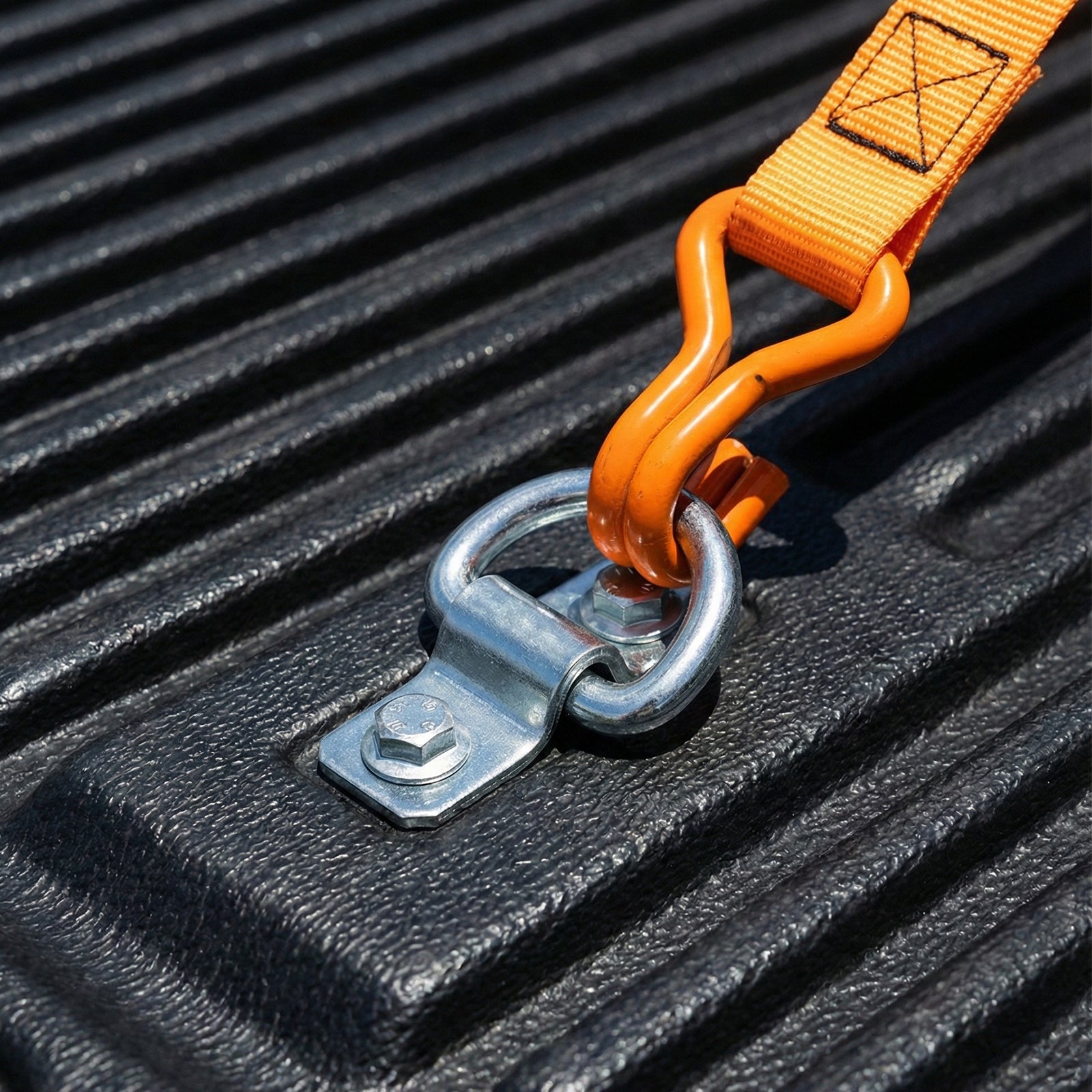 GRUNT Heavy Duty Anchor Point 2-Pack – strong steel anchor points for securing loads in trailers, utes, and vans. High working load rating for safe and reliable cargo restraint. Available at Bunnings AU.