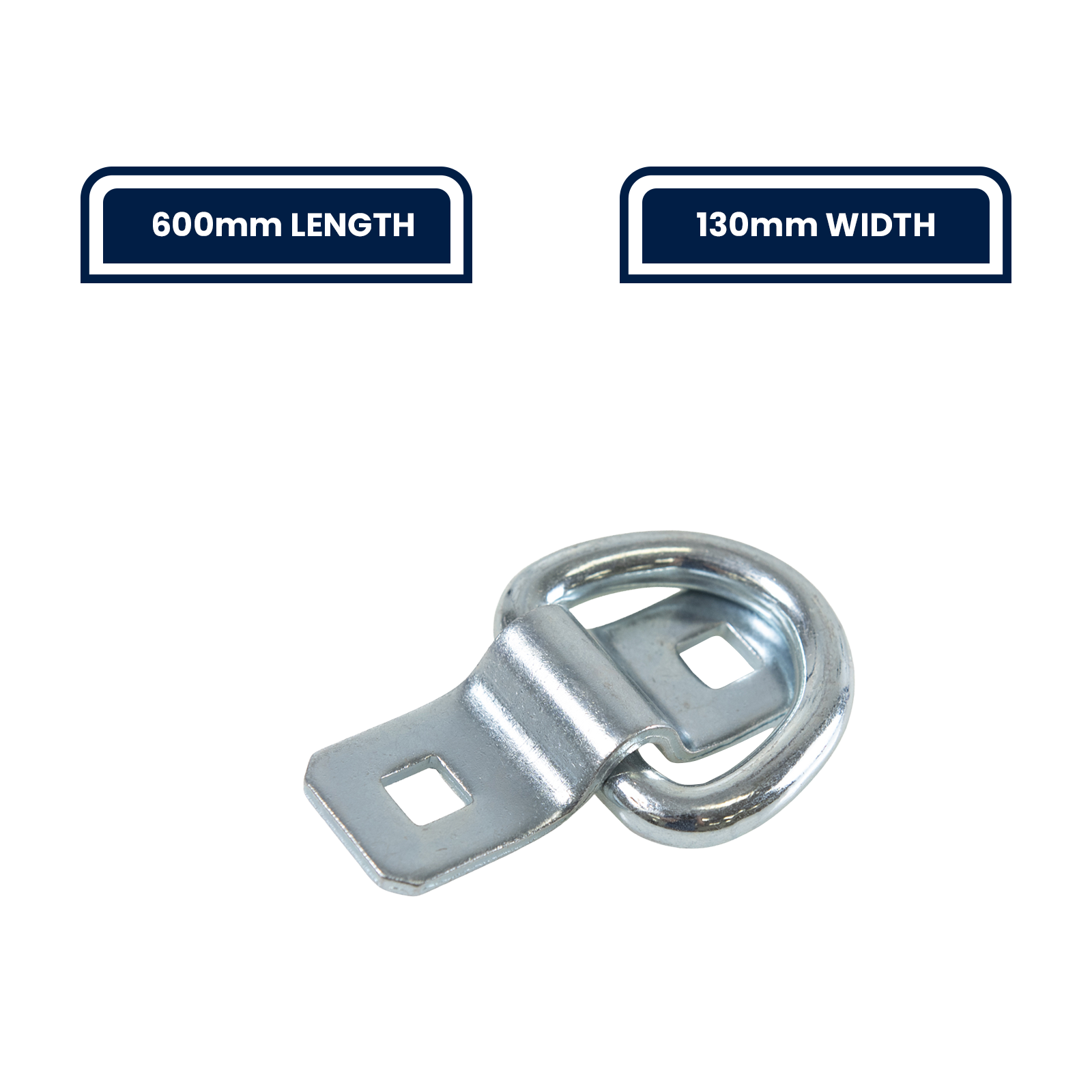 GRUNT Heavy Duty Anchor Point 2-Pack – strong steel anchor points for securing loads in trailers, utes, and vans. High working load rating for safe and reliable cargo restraint. Available at Bunnings AU.