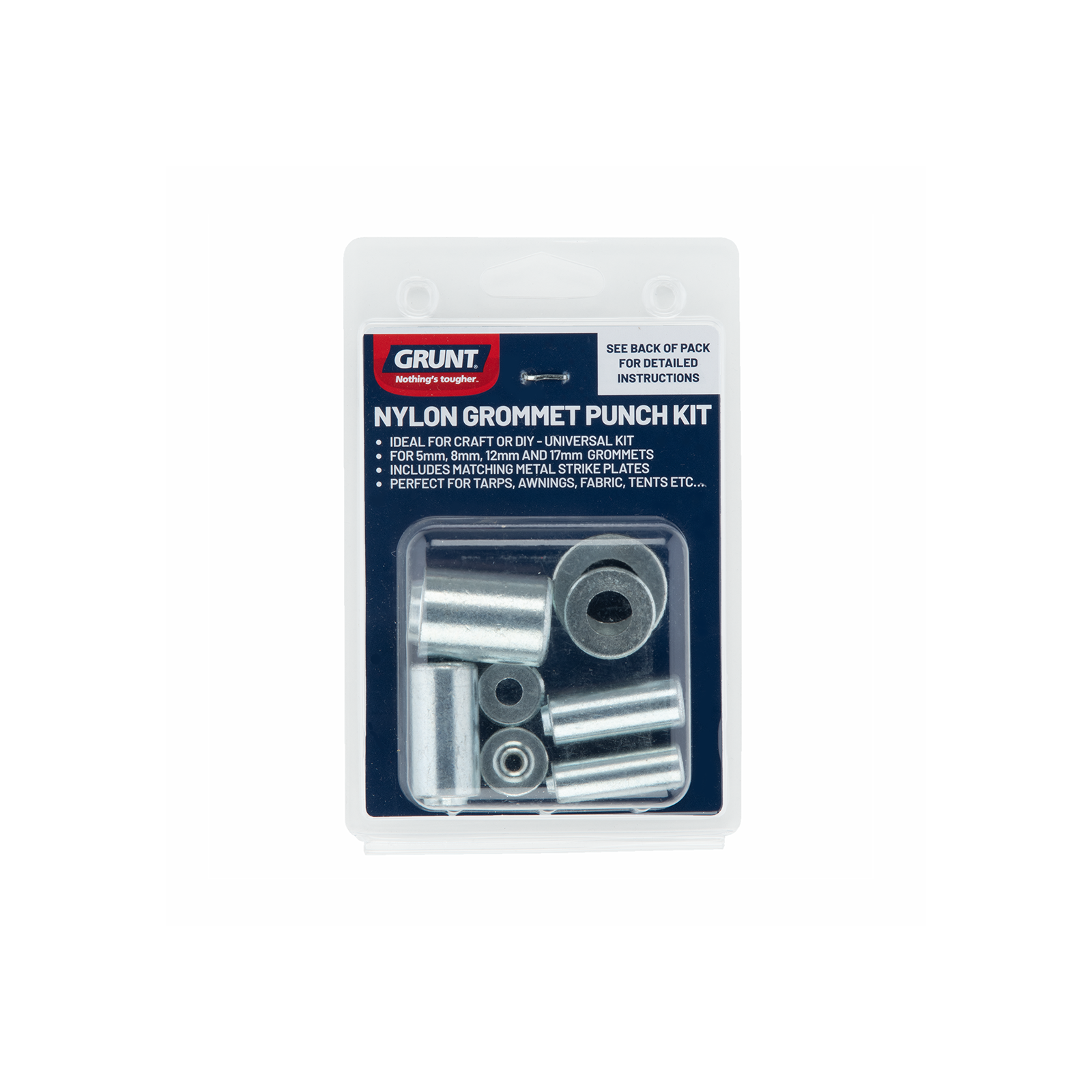 Grunt Nylon Grommet Punch Tool Kit