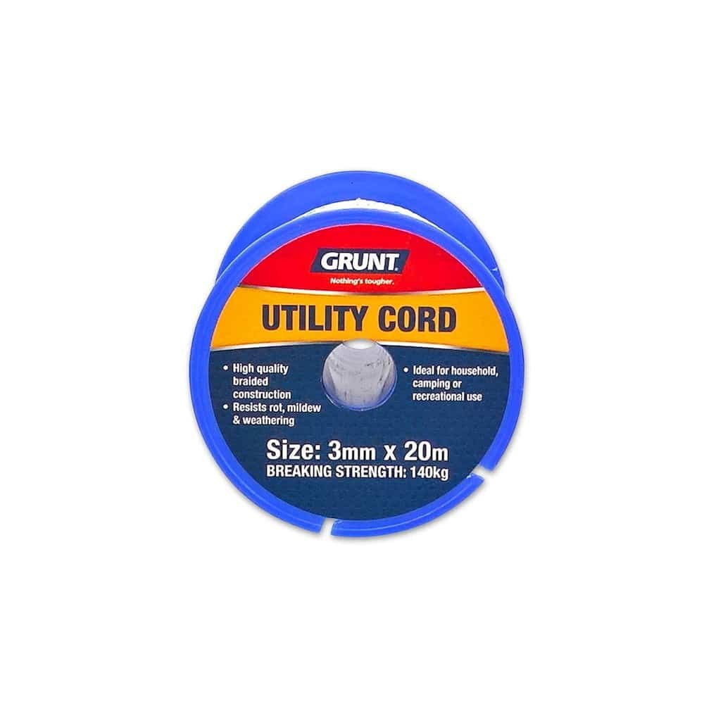 Grunt 3mm x 20m Multi-Purpose Utility Cord – GRUNT